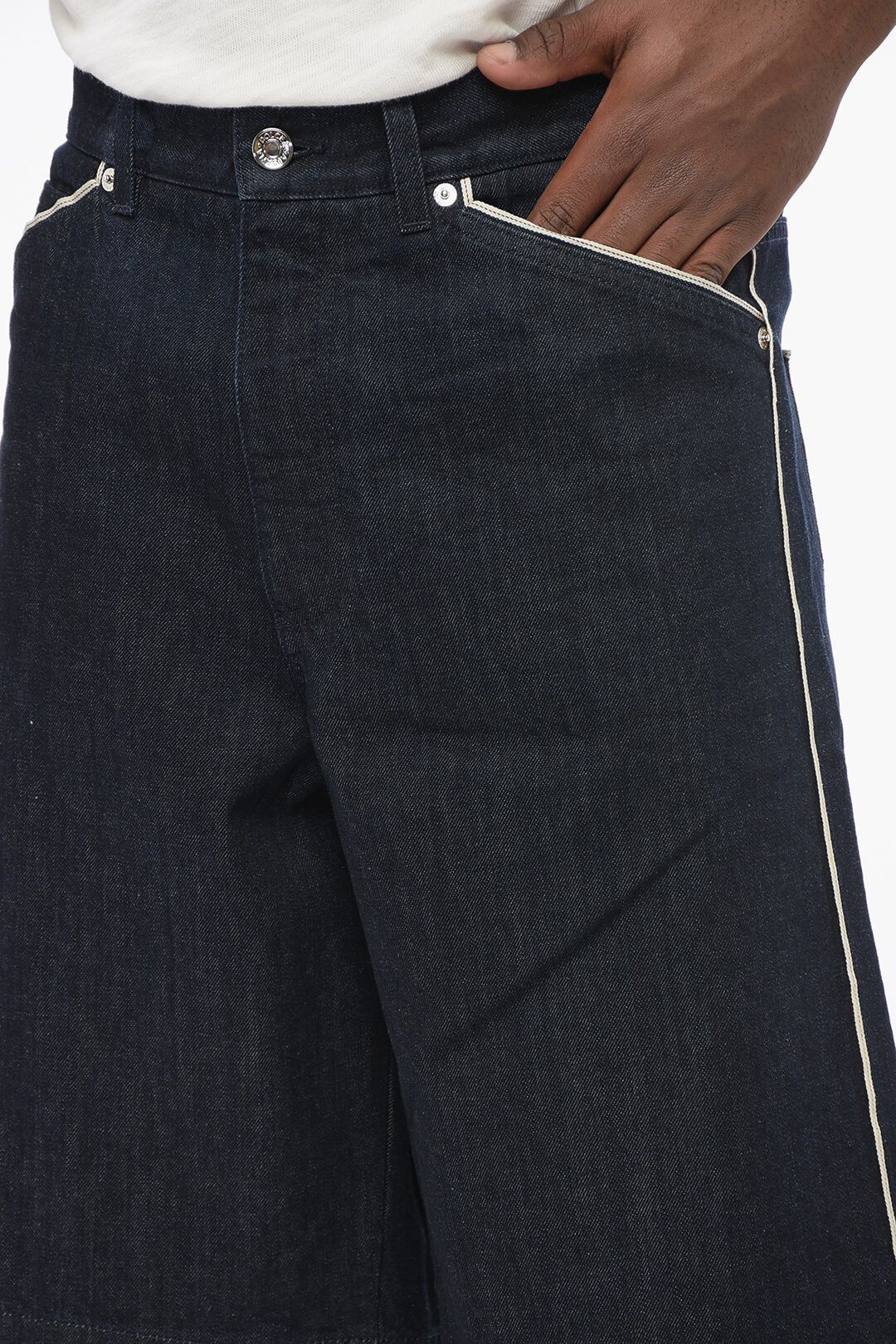 Dolce & Gabbana og1mm0825 Dark Washed Denim Short in Blue Size US 30 / EU 46 - 4 Thumbnail
