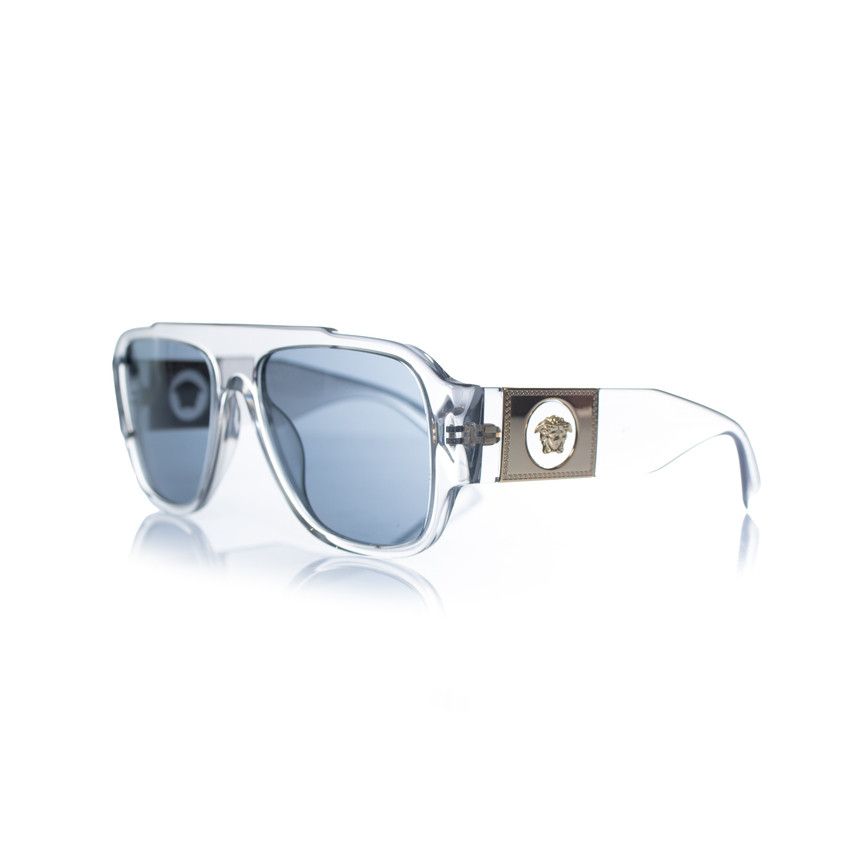 Versace Versace, transparent shield medusa sunglasses Size ONE SIZE - 1 Thumbnail