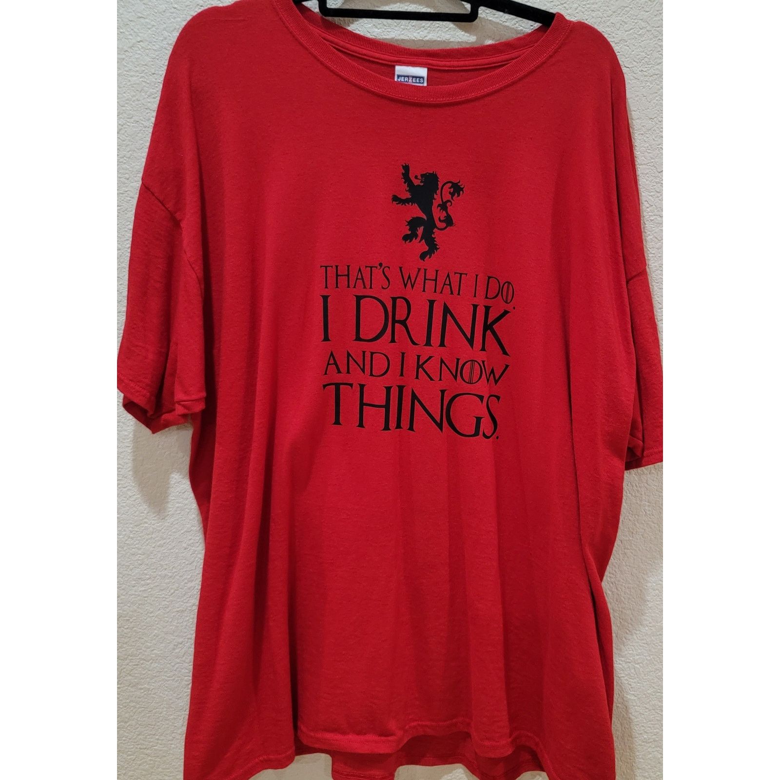 Jerzees That's What I do I Drink I Know Things GOT 3XL Lannister Size US XXL / EU 58 / 5 - 1 Thumbnail