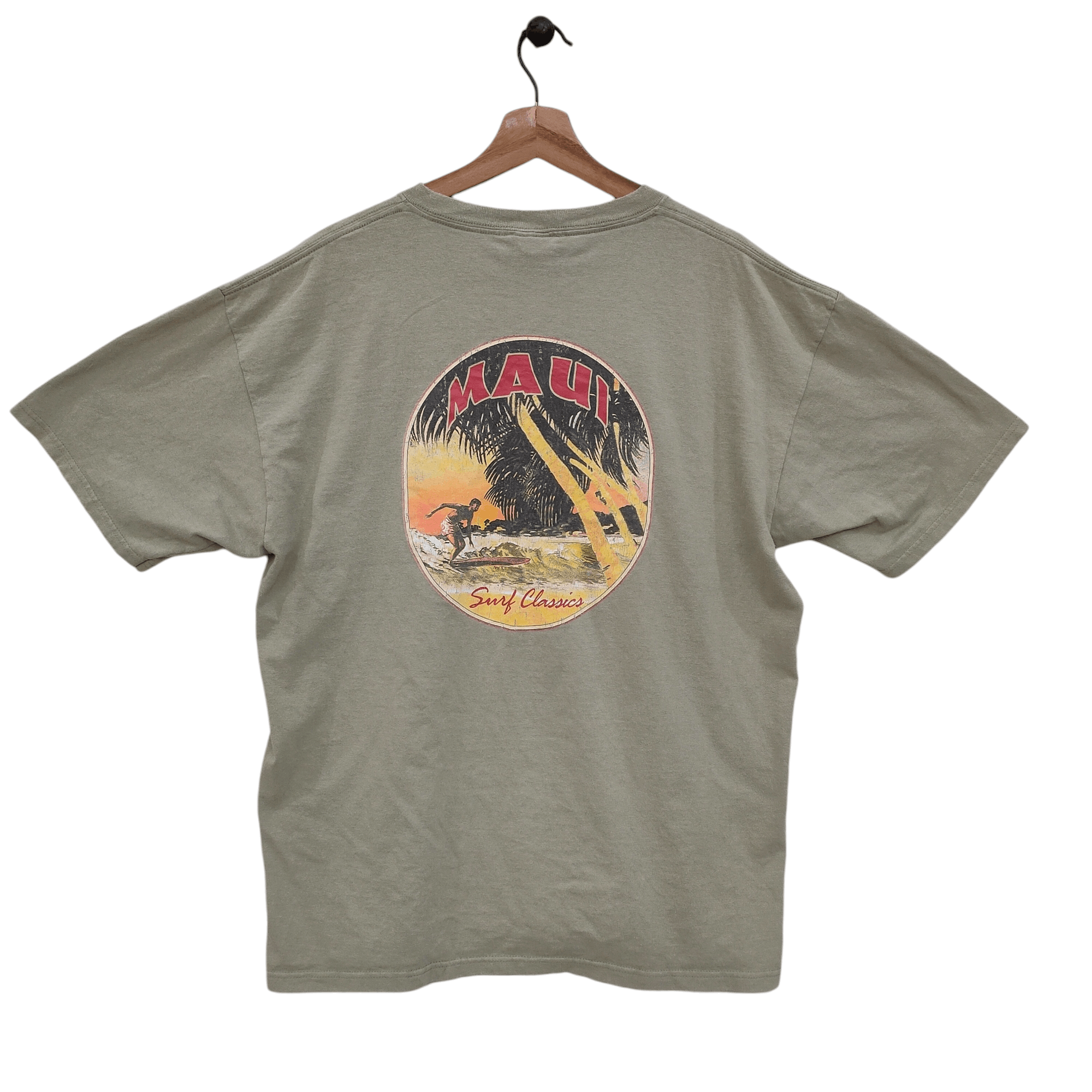 Maui and Sons × Vintage Vintage Maui Surf Classic Lifestyle Top Tee Size US XL / EU 56 / 4 - 1 Thumbnail