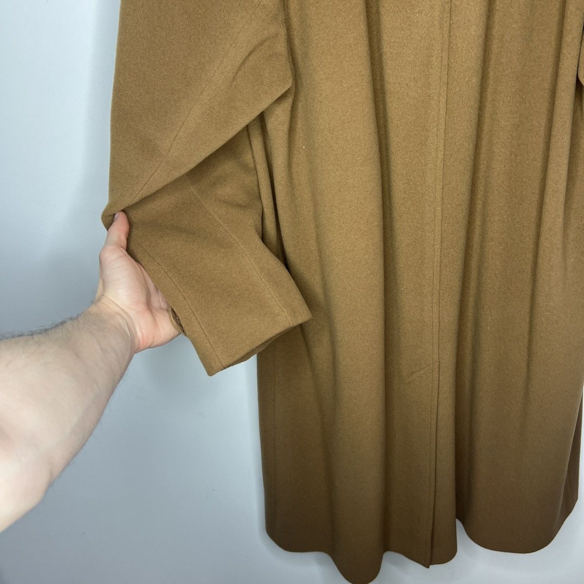 Bugatti Wool Cashmere Brown Vintage Coat Trench Bugatti 90s Size US L / EU 52-54 / 3 - 9 Thumbnail