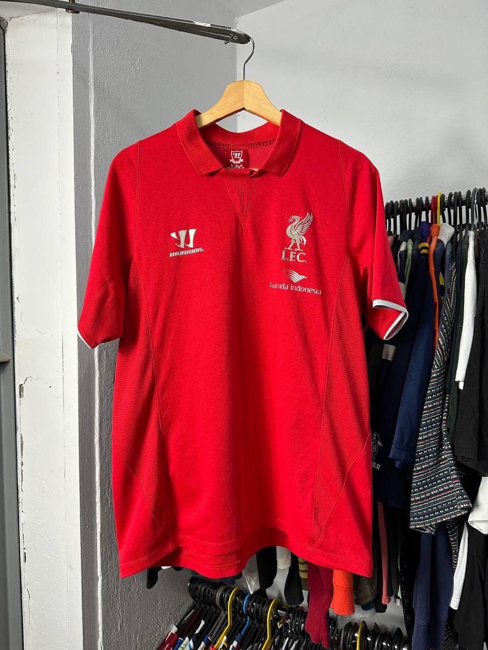 Vintage LIVERPOOL WARRIOR SOCCER JERSEY Size US L / EU 52-54 / 3 - 1 Thumbnail