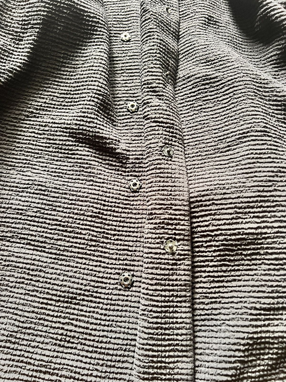 Designer × Japanese Brand × Yohji Yamamoto Limi Feu Yamamoto Pleated Long Black Jacket Size US L / EU 52-54 / 3 - 6 Thumbnail