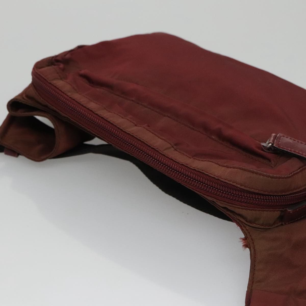 Prada PRADA Shoulder Bag Nylon Red Silver Size ONE SIZE - 8 Thumbnail