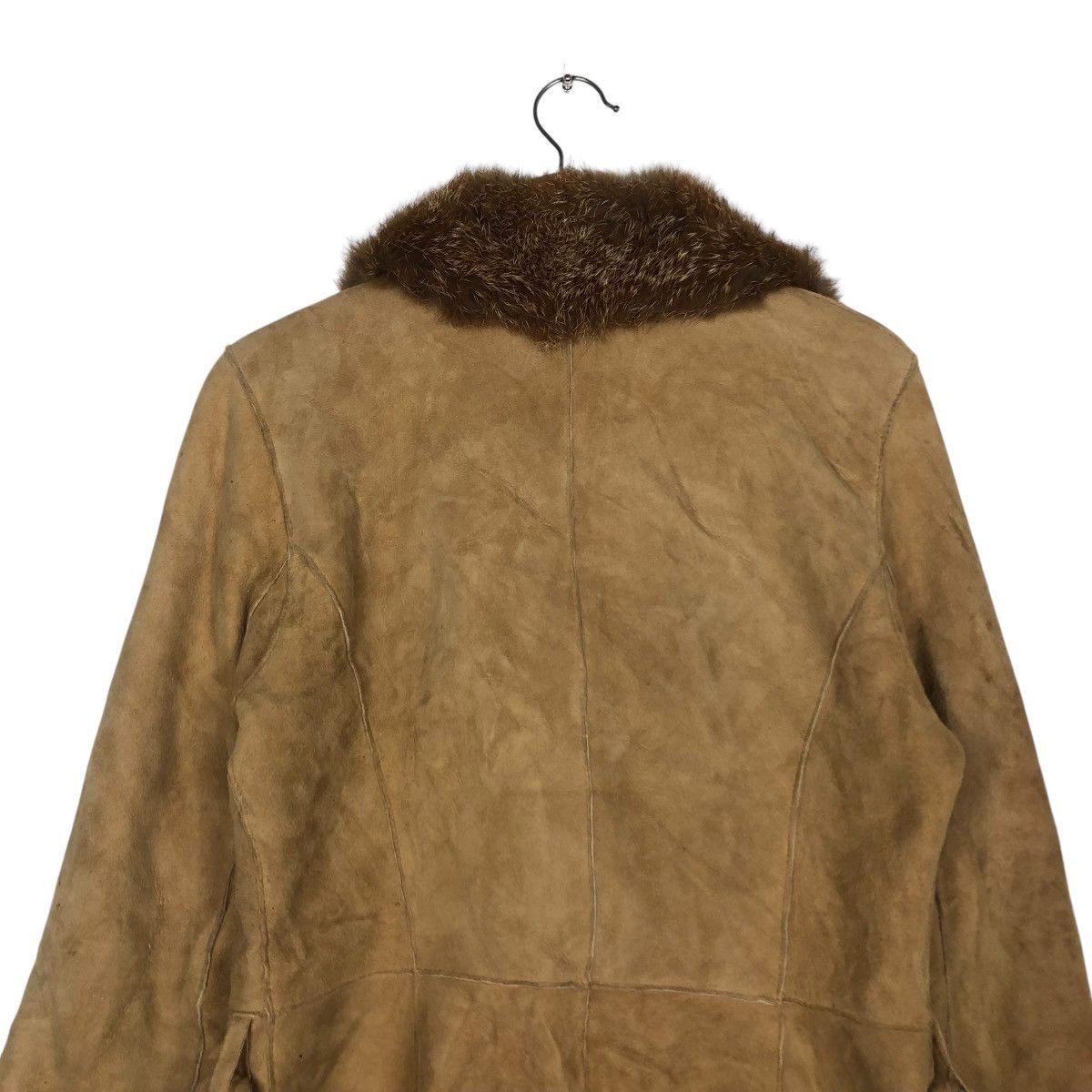 Vintage 🔥VINTAGE LEATHER JACKET SHEARLING MINK FUR L&R SPAIN Size US M / EU 48-50 / 2 - 11 Thumbnail