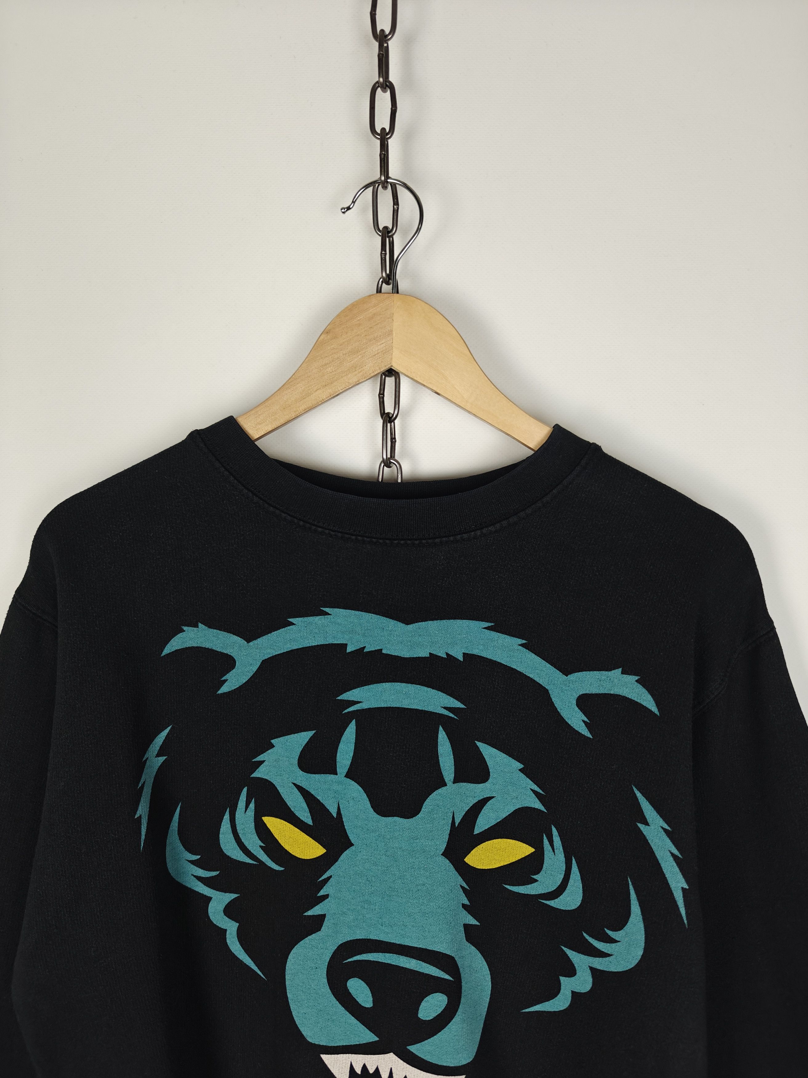 Mishka Mishka NYC Sweatshirt Crewneck Bear Logo Black M Size US M / EU 48-50 / 2 - 2 Thumbnail