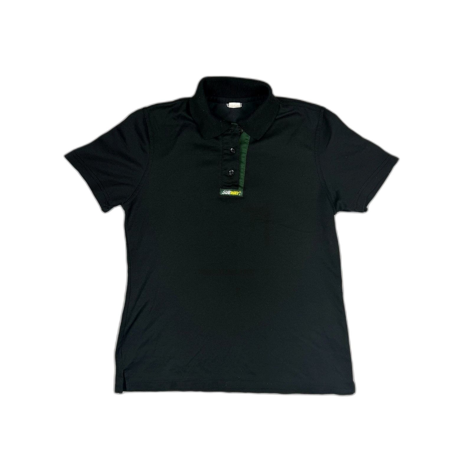 Vintage Subway Sandwich Artist Work Polo Shirt Size XL Black Green Size US XL / EU 56 / 4 - 1 Thumbnail