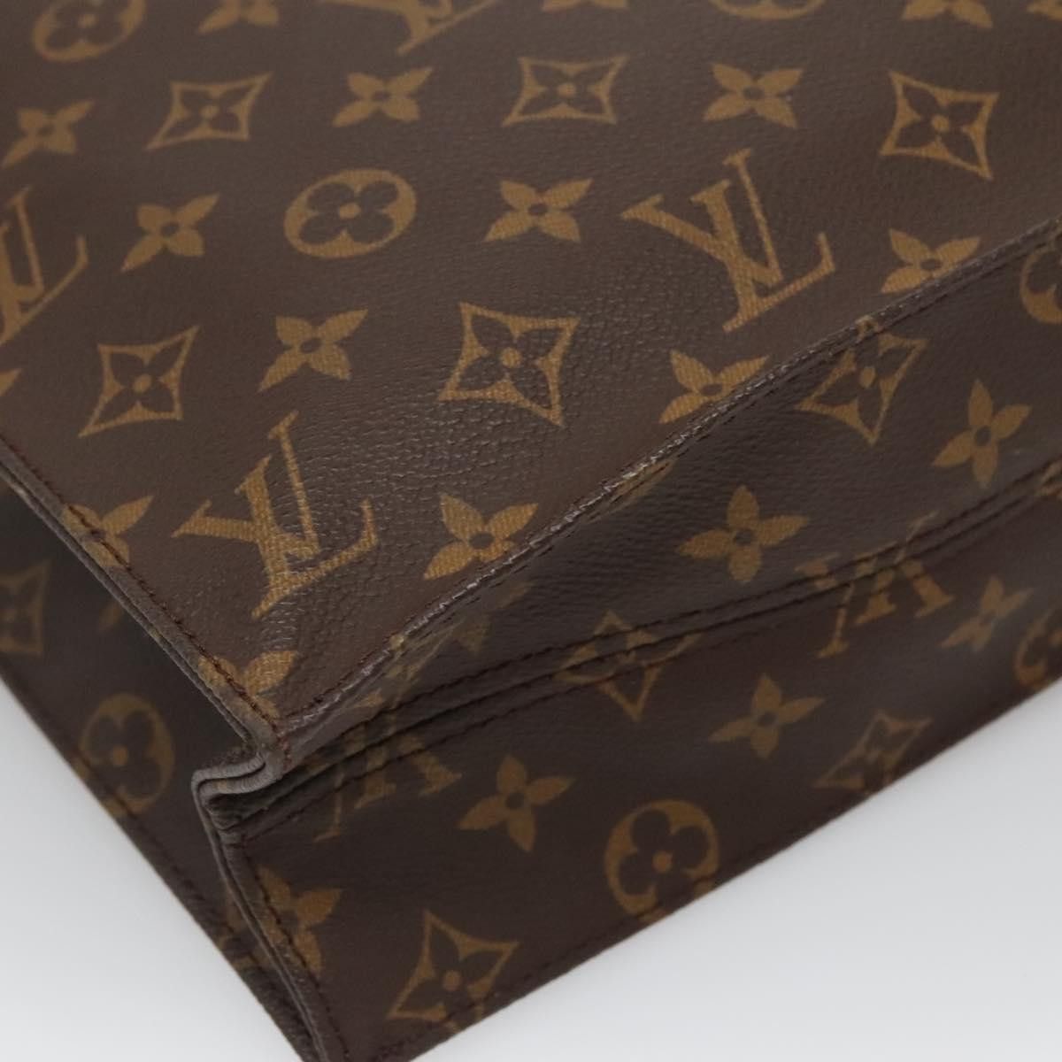 Louis Vuitton LOUIS VUITTON Monogram Sac Plat Hand Bag M51140 Size ONE SIZE - 13 Thumbnail