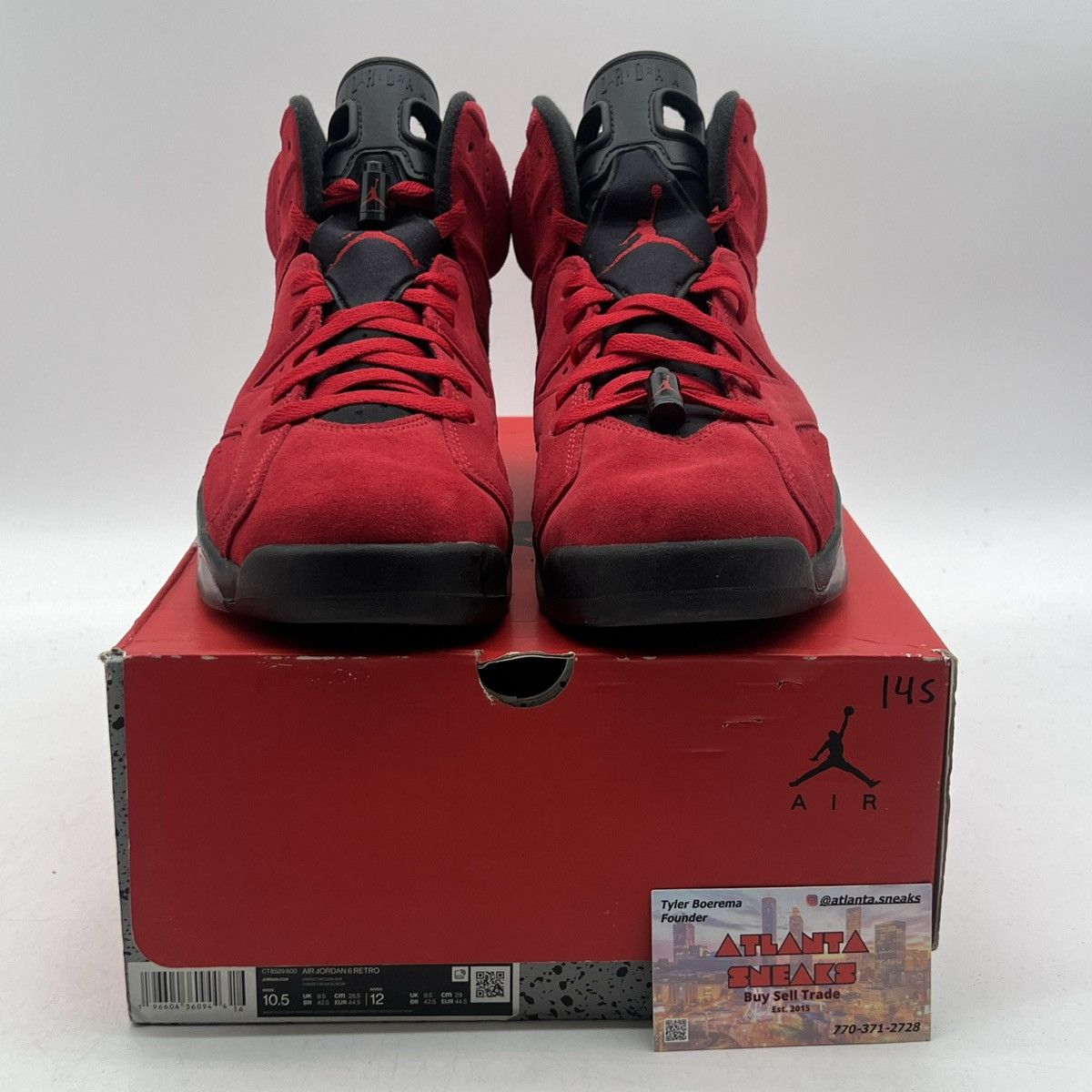 Jordan Brand Air Jordan 6 toro bravo Size US 10.5 / EU 43-44 - 2 Thumbnail