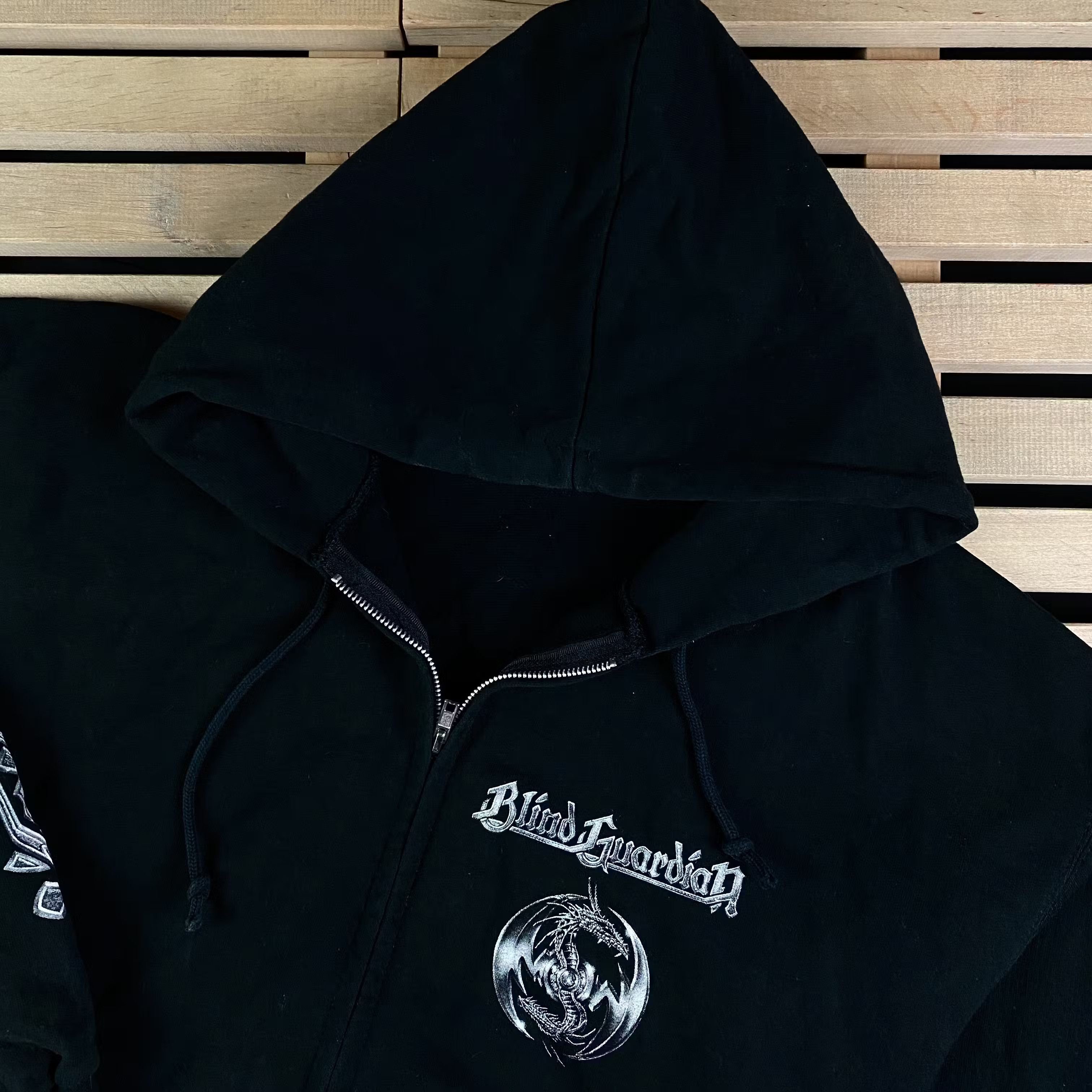 Band Tees × Vintage Mens Hoodies Bling Guardian Size L Size US L / EU 52-54 / 3 - 2 Thumbnail