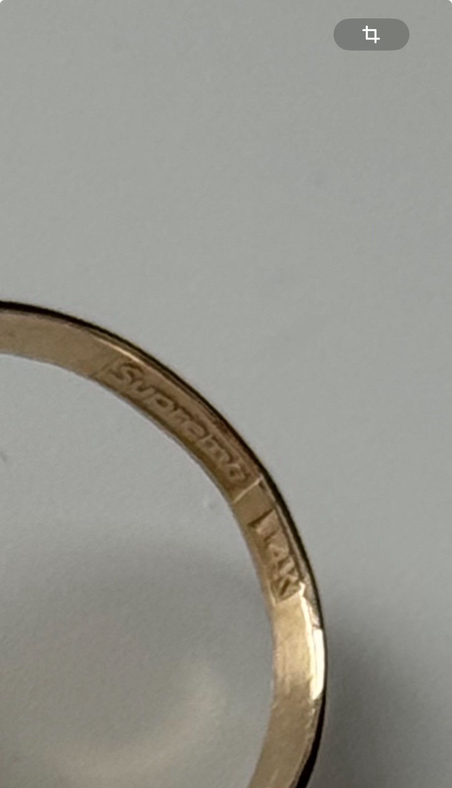 Nike × Supreme 14K Gold NIKE x Supreme Ring Size ONE SIZE - 4 Thumbnail