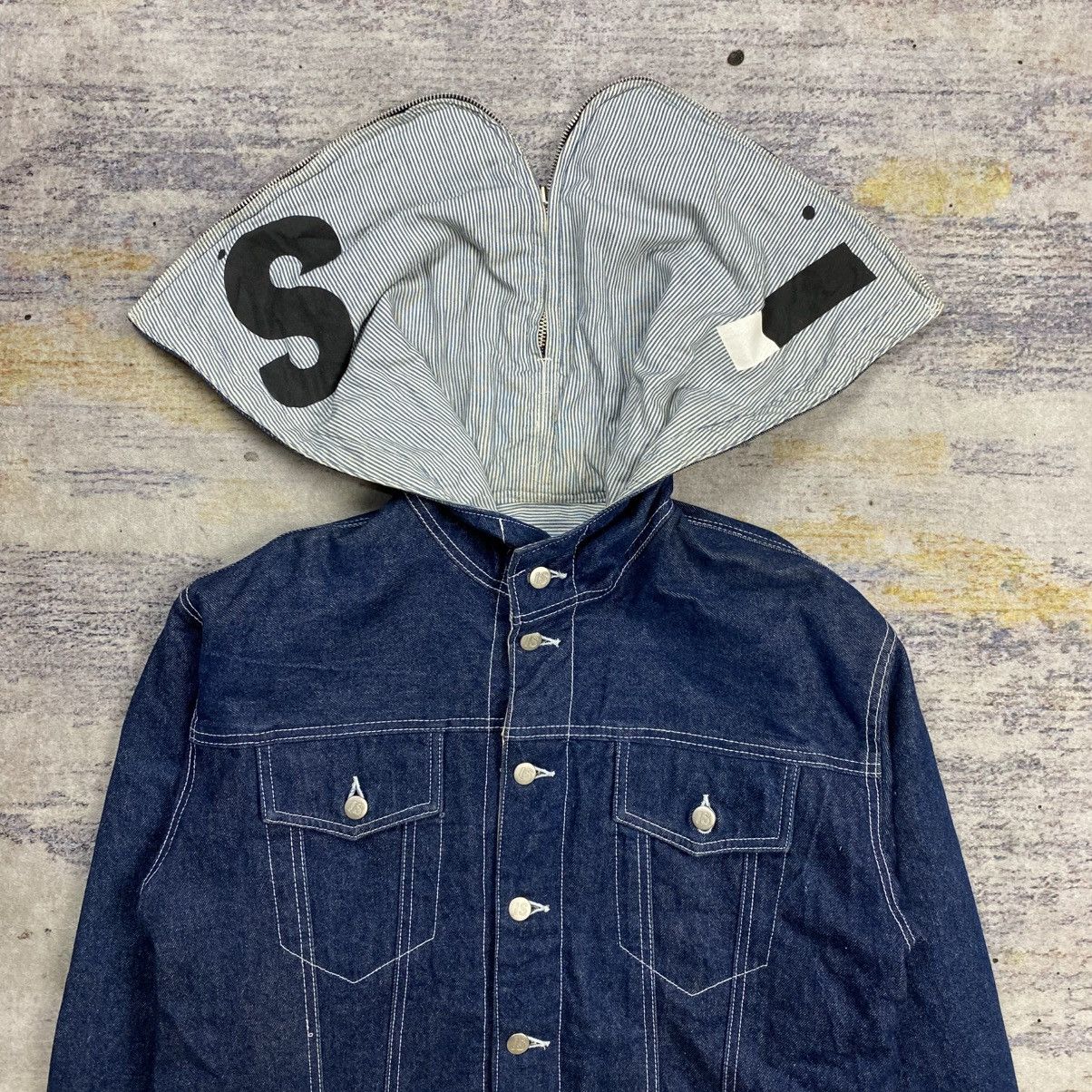 Issey Miyake vintage 90s issey miyake denim jacket Size US M / EU 48-50 / 2 - 5 Thumbnail