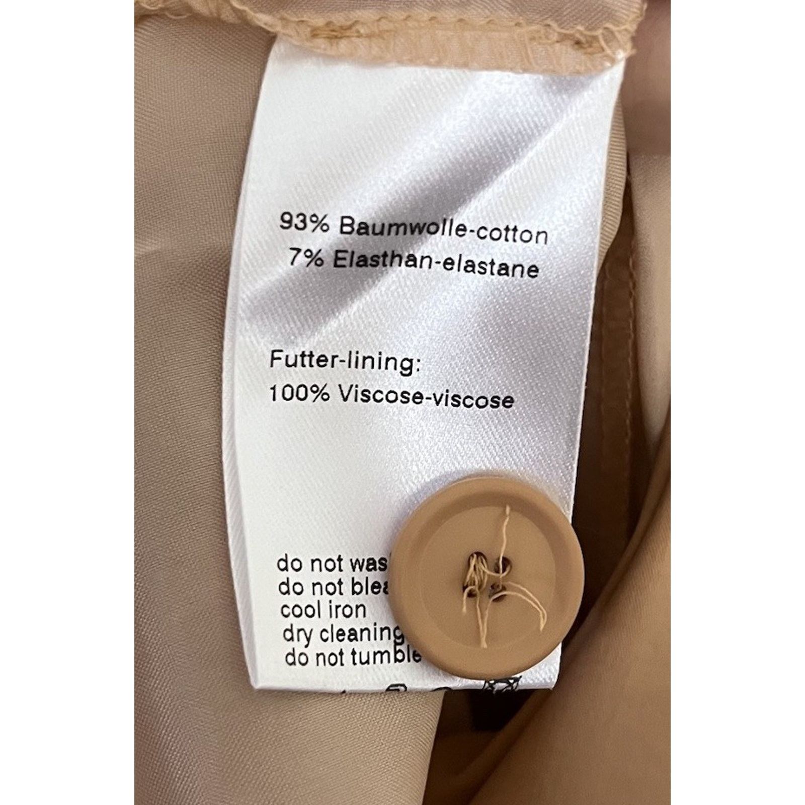 Akris × Designer Akris | Punto Tan Pencil Skirt Zipper Pockets 10 above Knee Size 32" / US 10 / IT 46 - 9 Thumbnail