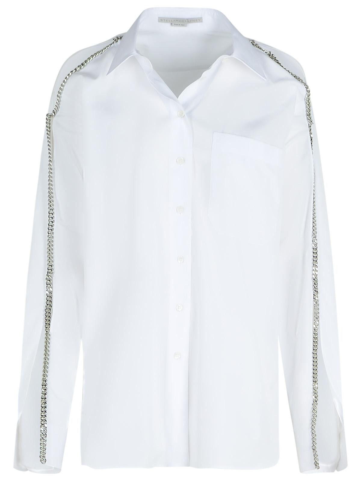 Stella McCartney STELLA McCARTNEY 'Falabella' White Cotton Shirt Size S / US 4 / IT 40 - 1 Thumbnail