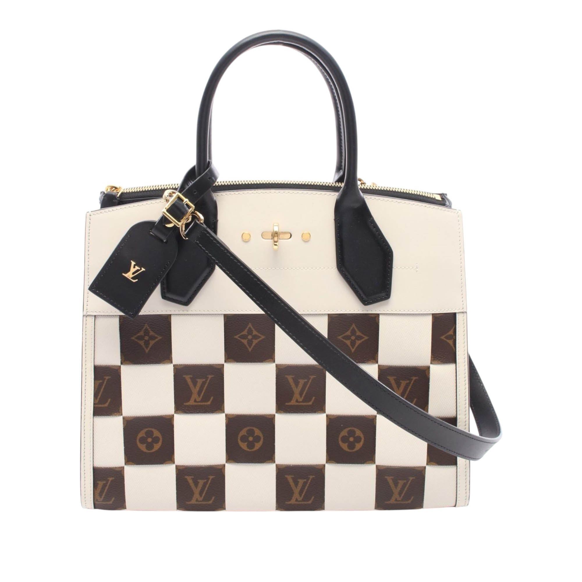 Louis Vuitton Damier Tressage City Steamer MM Size ONE SIZE - 1 Thumbnail