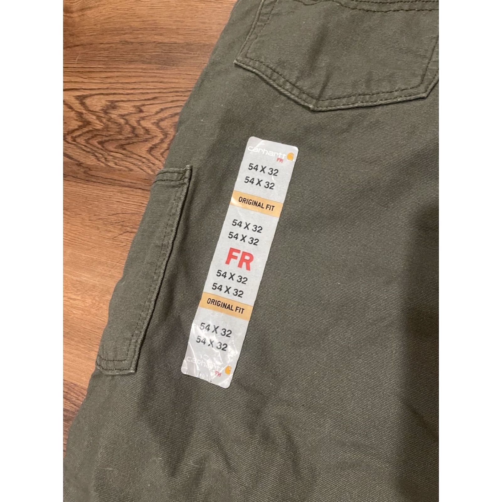 Carhartt Carhartt Men's FRB159 Flame-Resistant Midweight Canvas Jeans 54×32 NEW Size US 38 / EU 54 - 2 Thumbnail