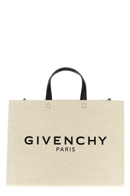 Givenchy GIVENCHY Beige/Black Medium G-Tote Shopping Bag New Size ONE SIZE - 4 Thumbnail