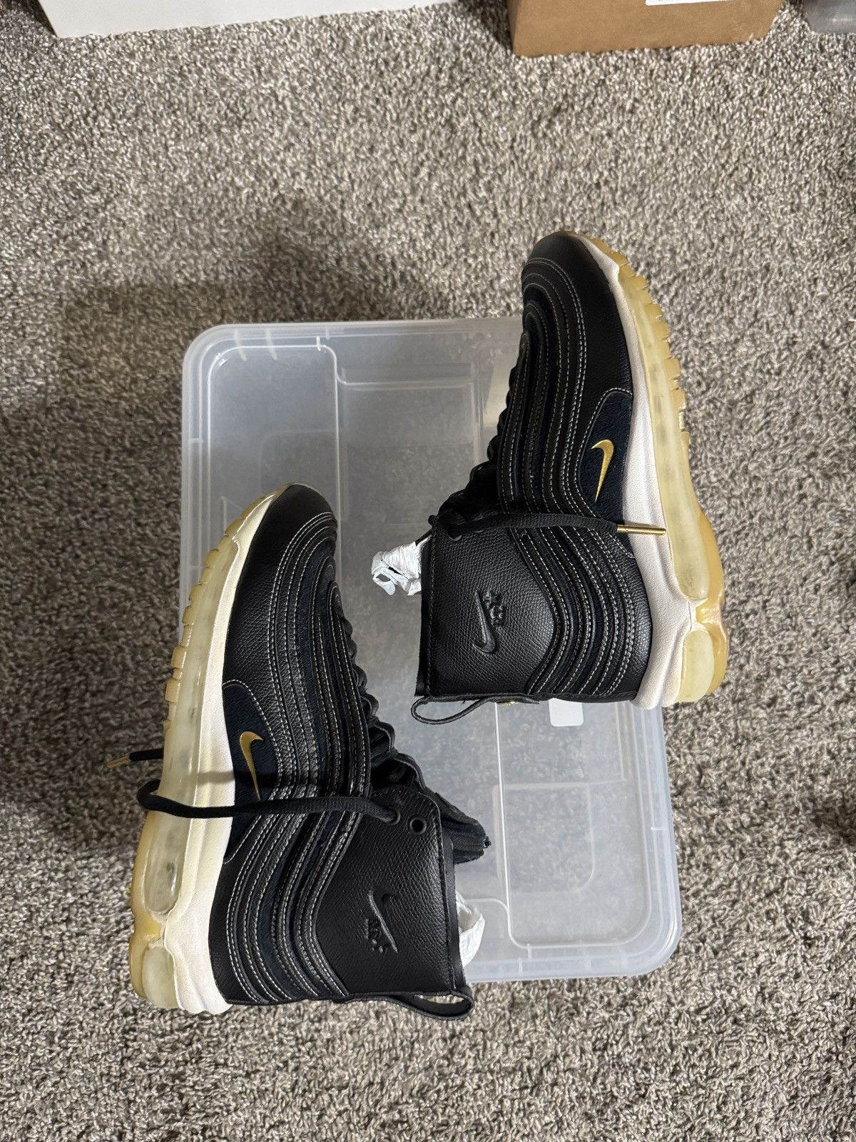 Nike × Riccardo Tisci Black Nike Air max 97 High top Size US 6.5 / EU 39-40 - 1 Thumbnail