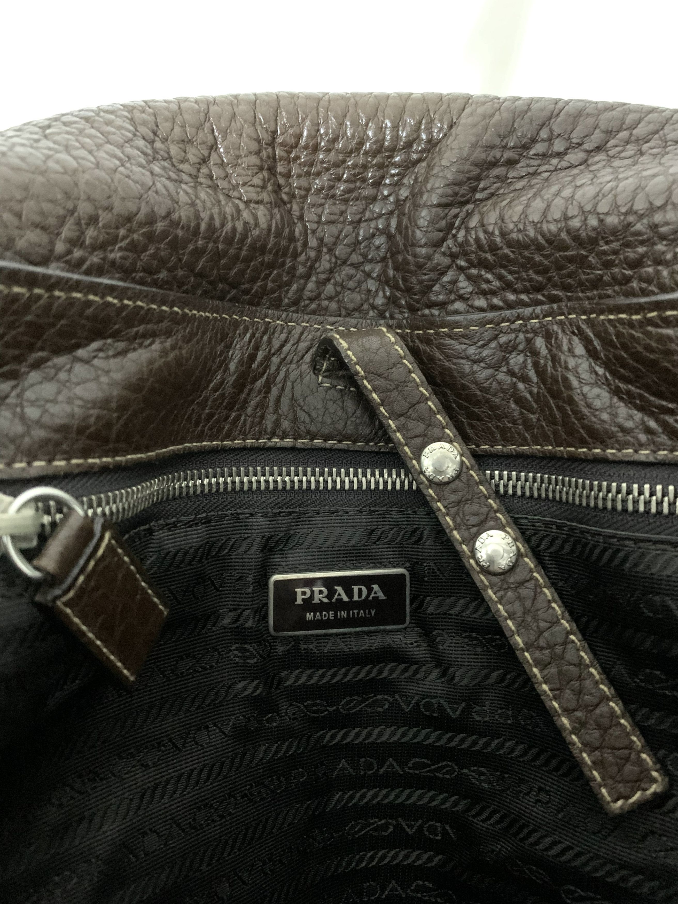 Prada Leather Messenger Bag Size ONE SIZE - 3 Thumbnail