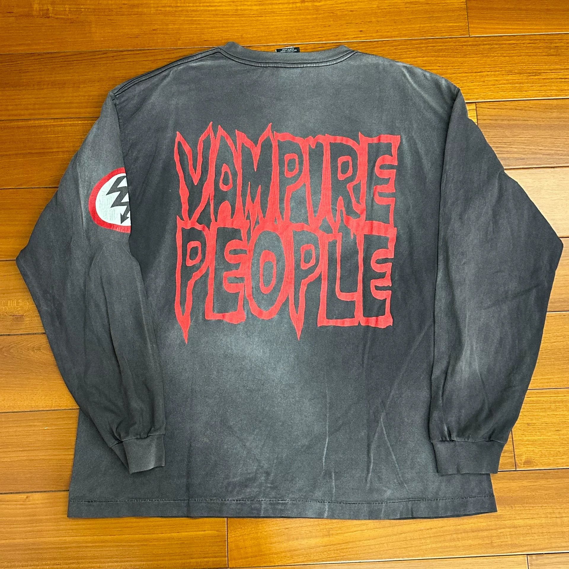 Saint Michael Saint Michael Black Red Long Sleeve Shirt Size US XXL / EU 58 / 5 - 1 Thumbnail
