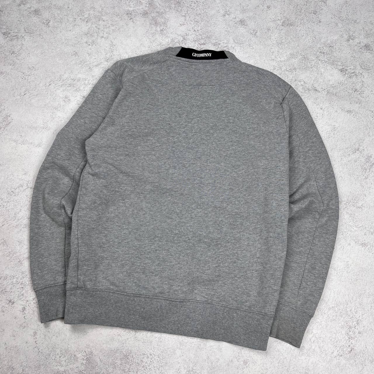 C.P. Company C.P. Company Grey Crew Neck Sweatshirt Arm Lens Logo Detail Size US S / EU 44-46 / 1 - 11 Thumbnail