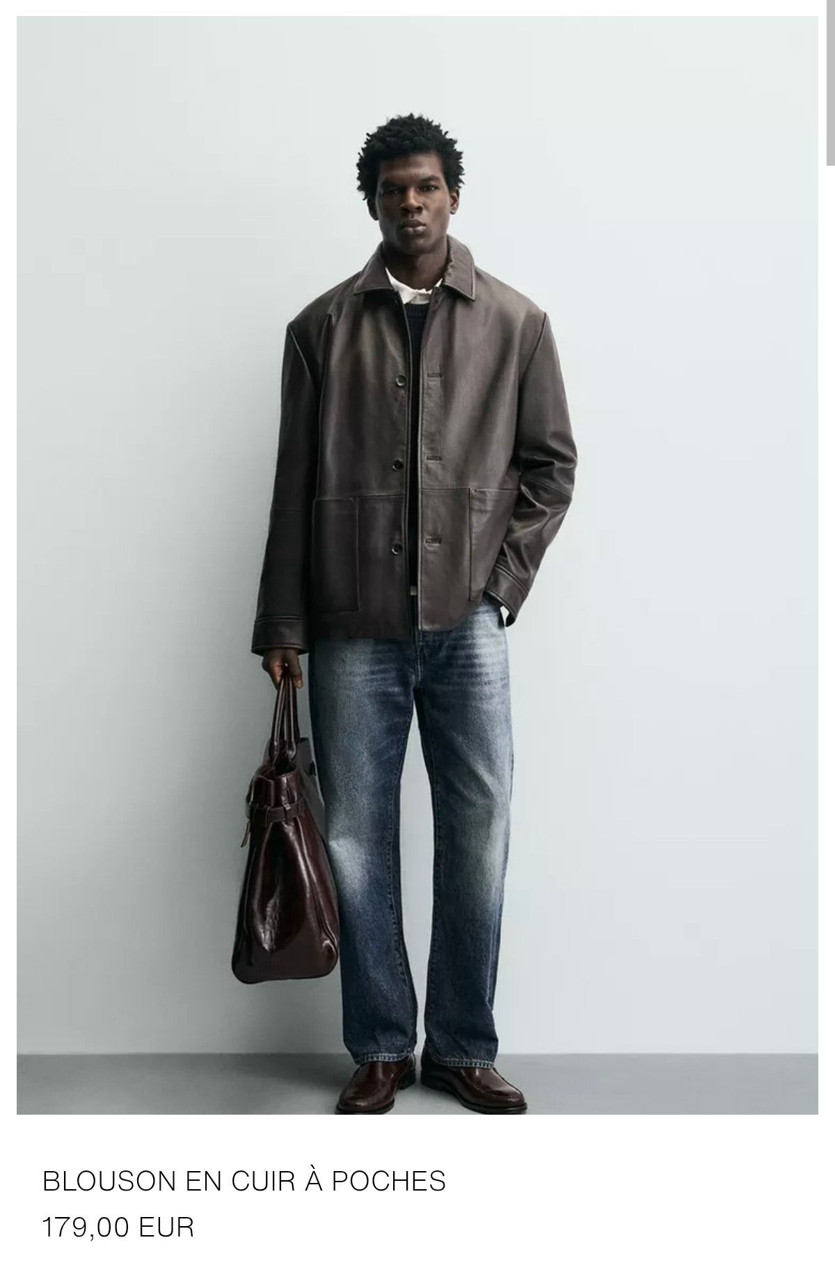 Zara ZARA - Leather Jacket - Size M Size US M / EU 48-50 / 2 - 7 Thumbnail
