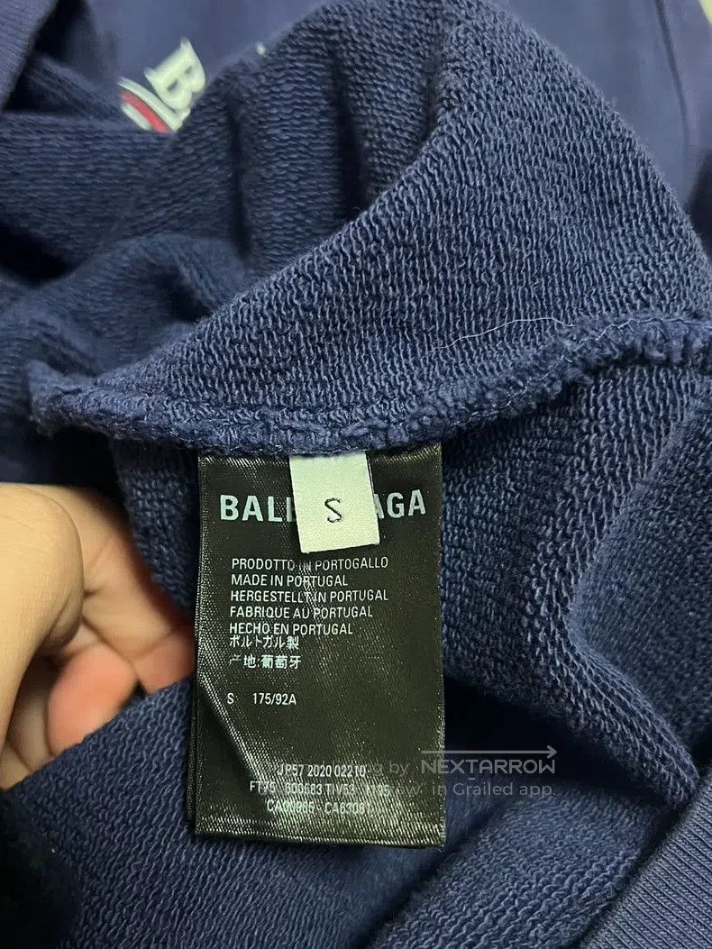 Balenciaga Balenciaga Coca-Cola embroidered hoodie classic blue Size US S / EU 44-46 / 1 - 7 Thumbnail