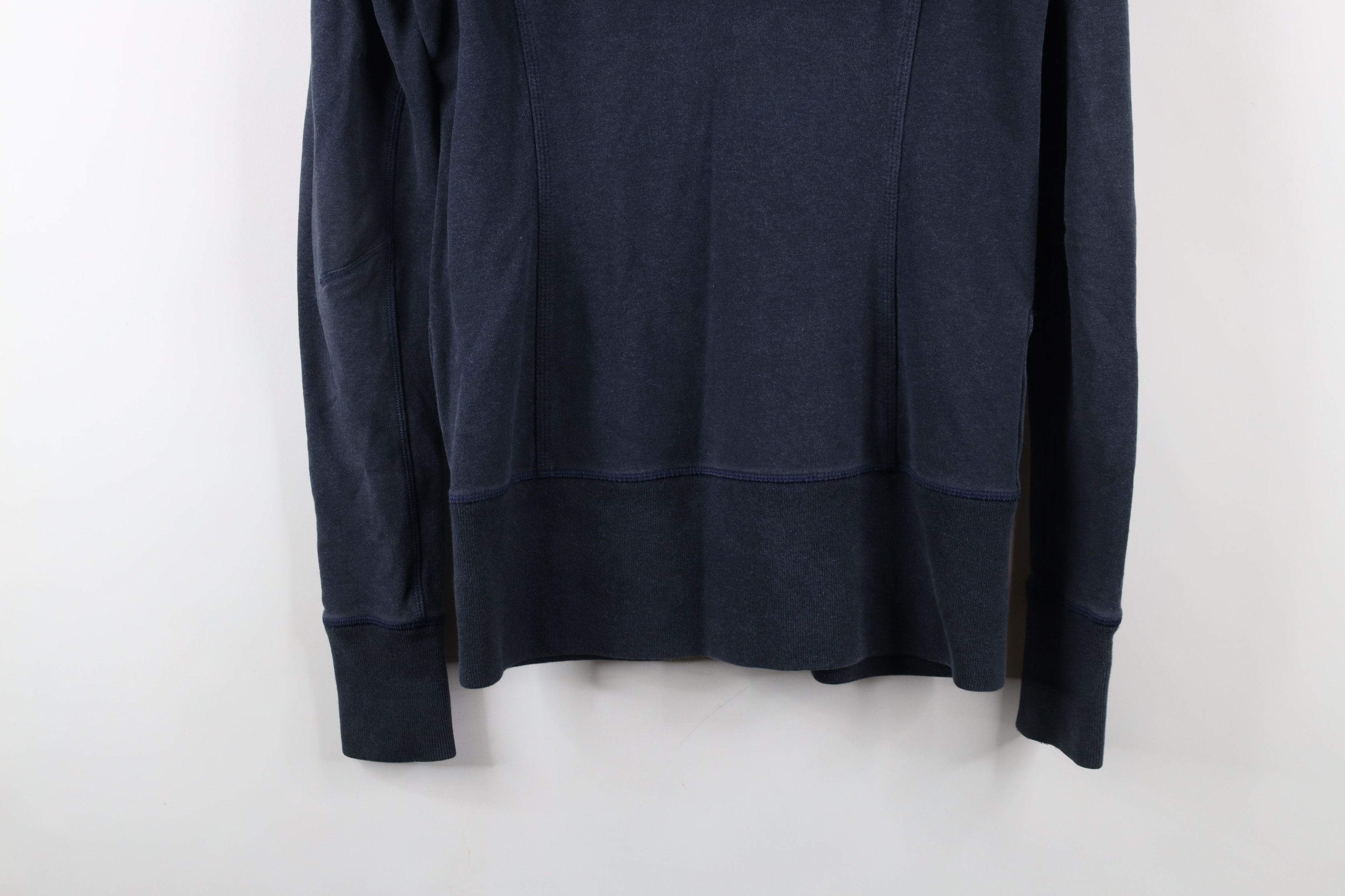 Lululemon × Vintage Lululemon Faded Full Zip Scuba Hoodie Sweatshirt Dark Blue Size M / US 6-8 / IT 42-44 - 12 Thumbnail