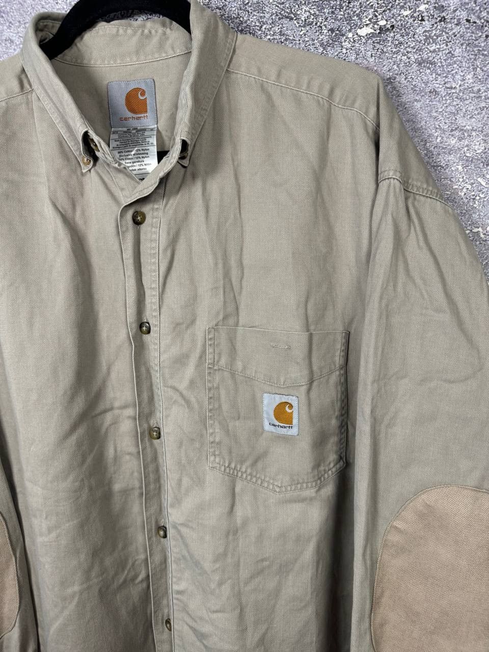 Carhartt RARE Vintage Carhartt Khaki Shirt Men's XL Size Size US XL / EU 56 / 4 - 5 Thumbnail