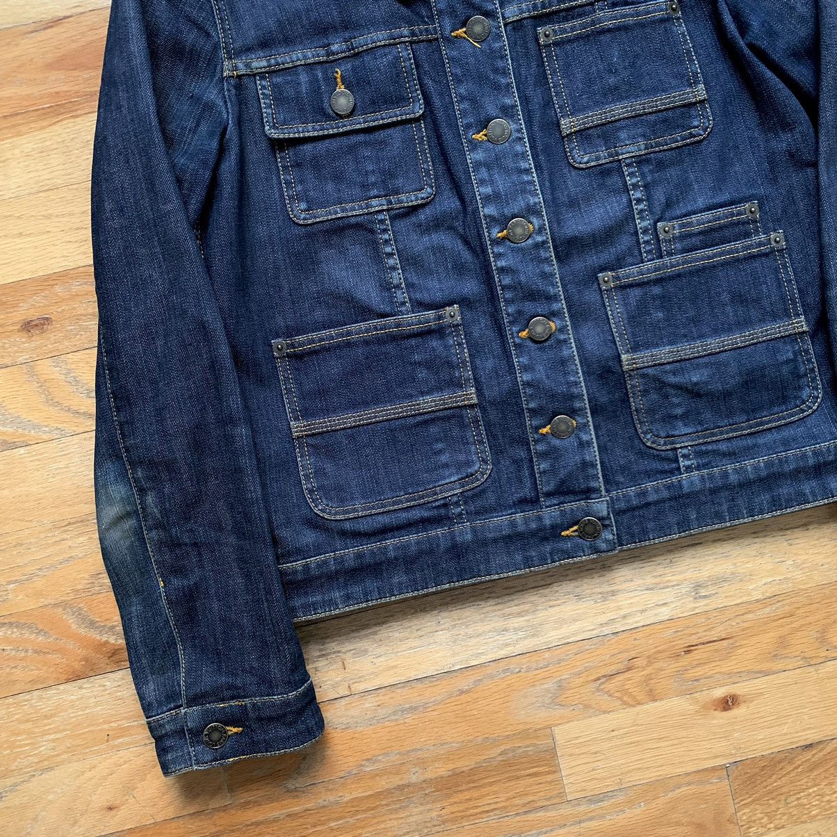 Louis Vuitton × Marc Jacobs SS2006 Cargo Dark Wash Denim Jacket Size M / US 6-8 / IT 42-44 - 3 Thumbnail
