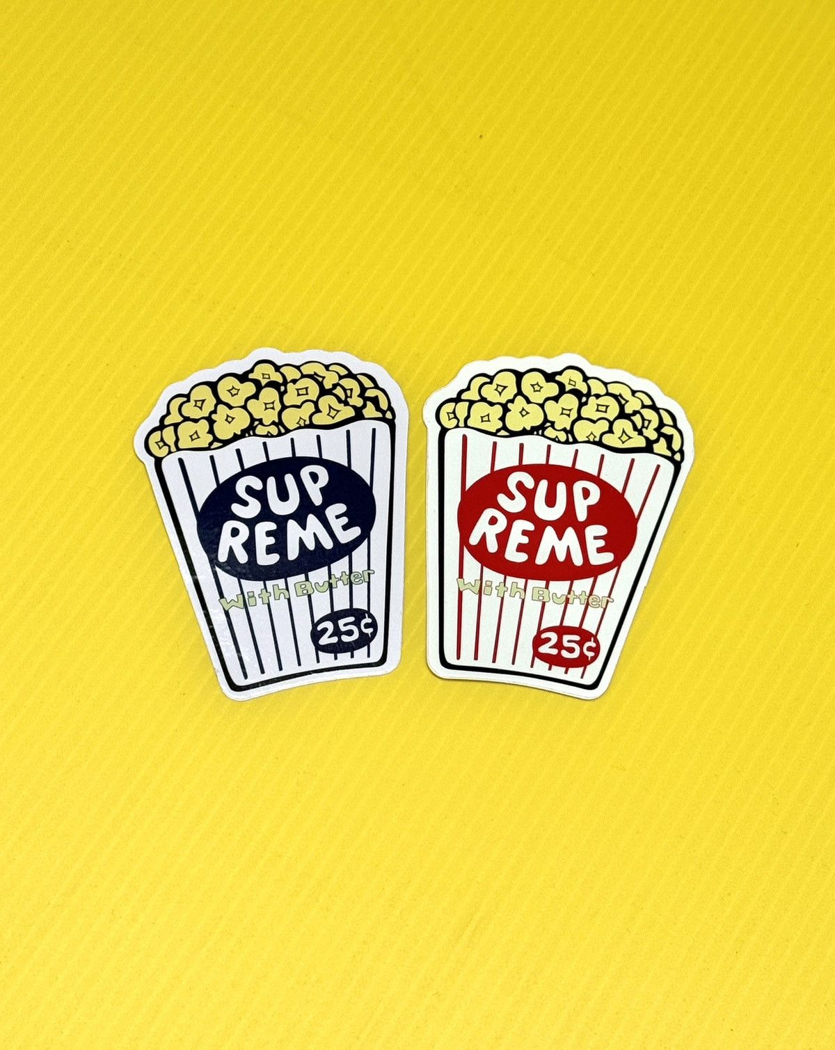 Supreme 2003 Rare Popcorn Sticker Set Size ONE SIZE - 1 Thumbnail