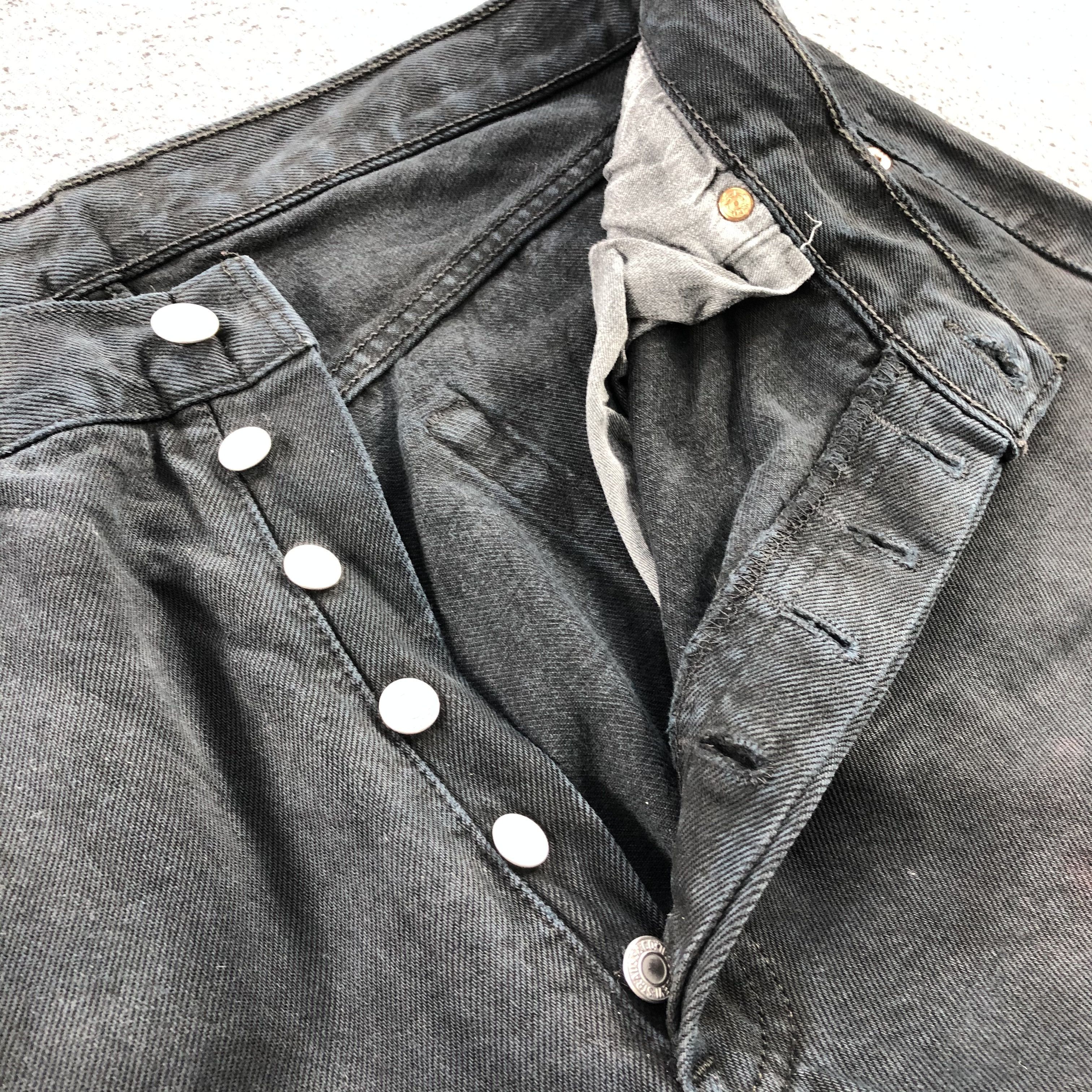 Levi's × Vintage Vintage 90s Distress Levis 501 Jeans-JM1616 Size US 36 / EU 52 - 9 Thumbnail