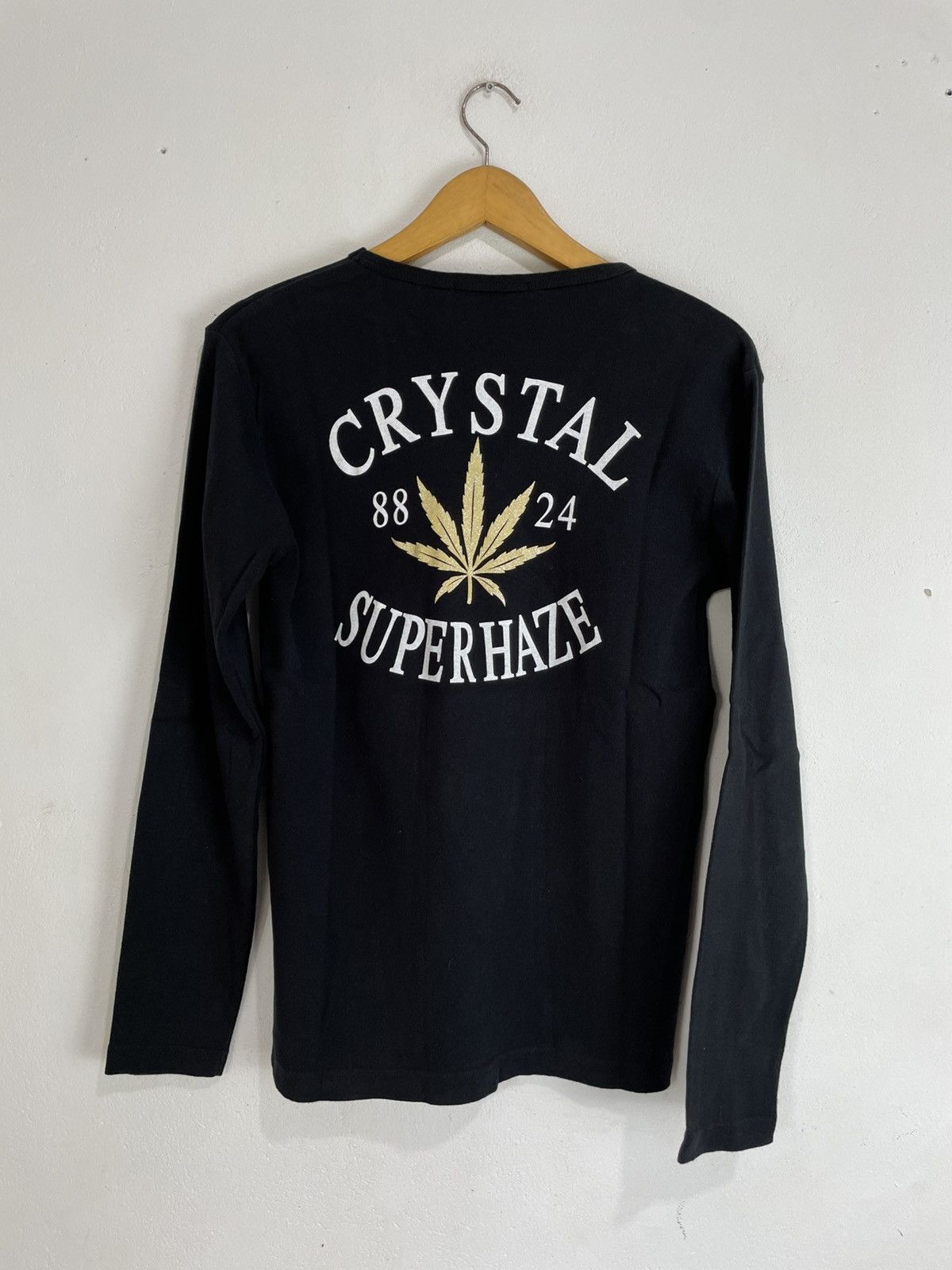 If Six Was Nine Crystal Superhaze Marijuana Poem Longsleeve slim fit Size US L / EU 52-54 / 3 - 1 Thumbnail