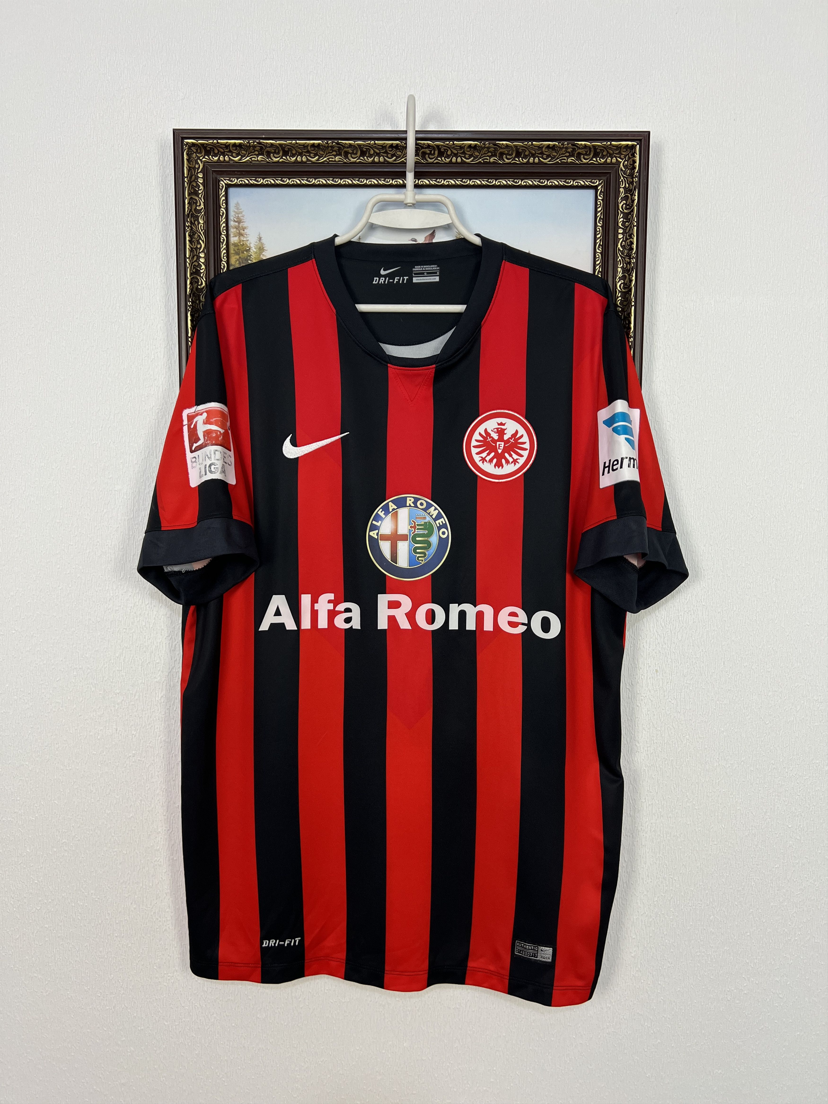 Nike Eintracht Frankfurt Home football shirt 2014 #10 Kadlec Nike Size US XL / EU 56 / 4 - 4 Thumbnail