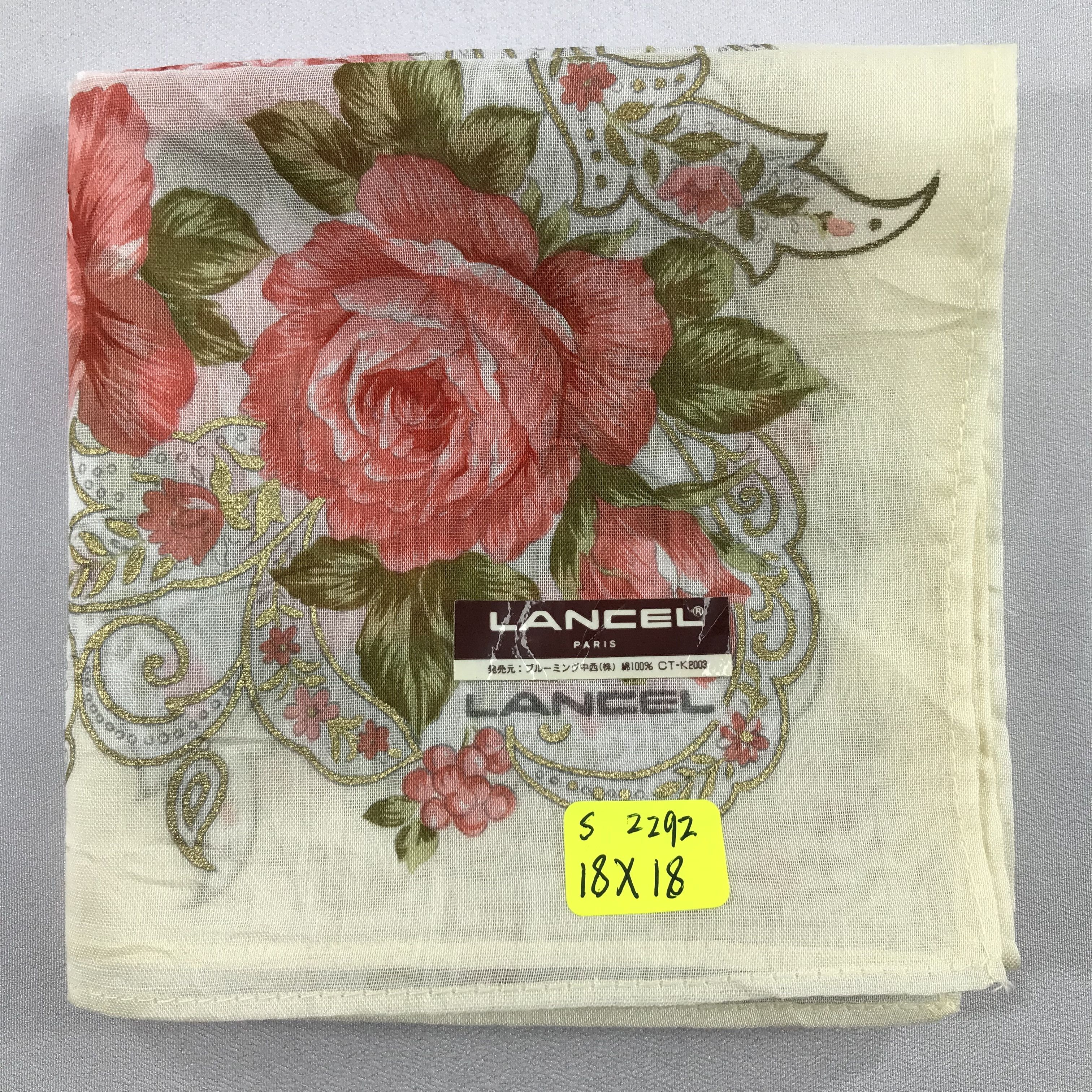 Lancel × Vintage Lancel Bandana / Handkerchief / Neckerchief - S2292 Size ONE SIZE - 5 Thumbnail