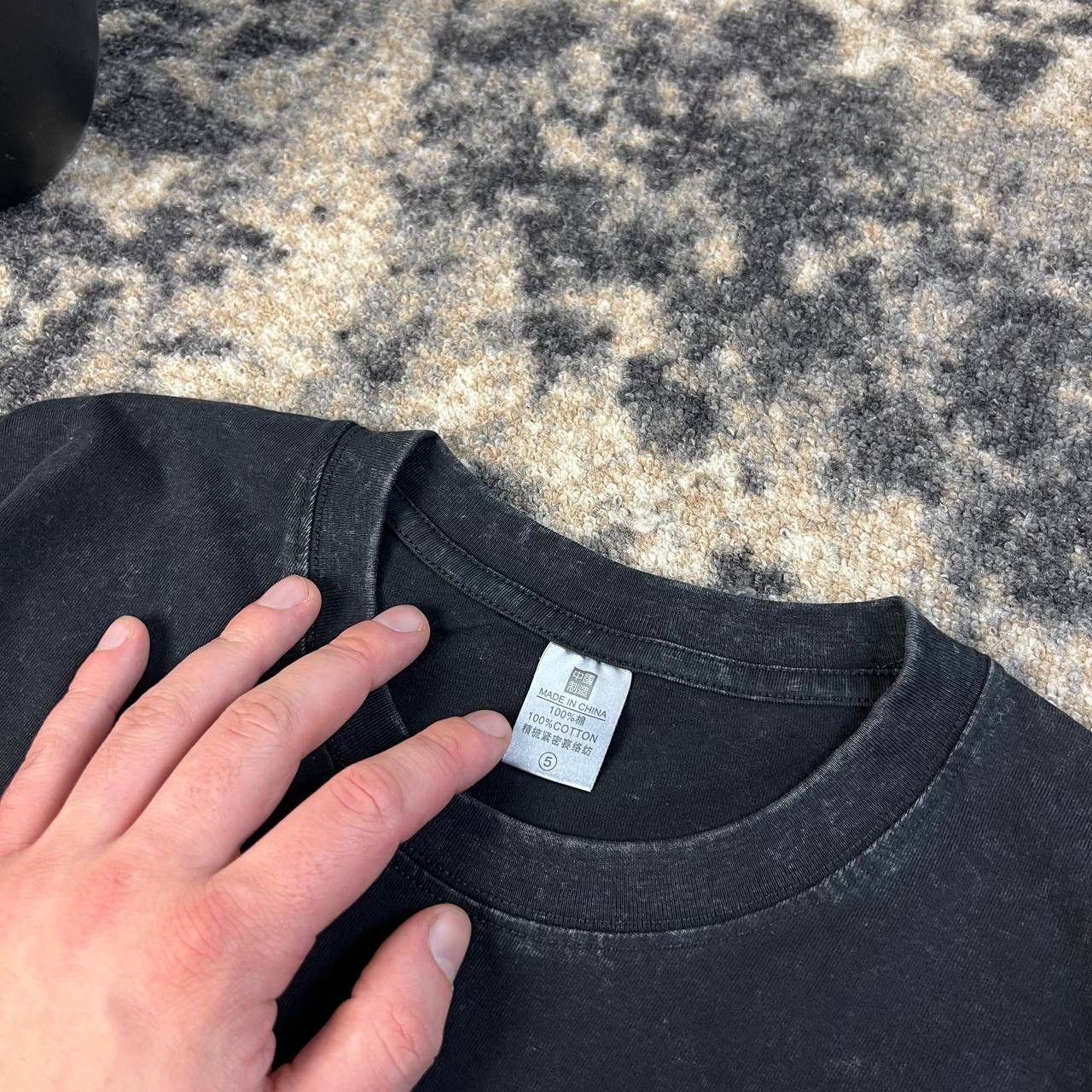 Vintage Skeleton Big Logo Garment Dyed Japanese Y2K Style T-Shirt Size US L / EU 52-54 / 3 - 5 Thumbnail