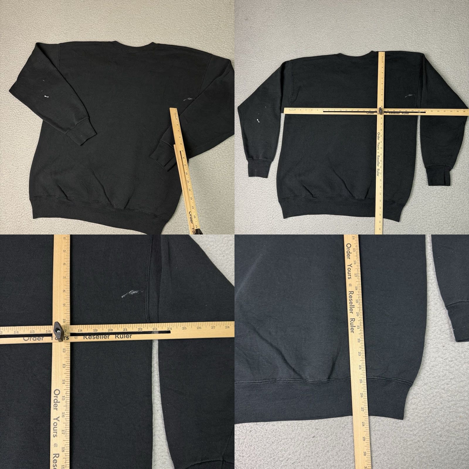 Lee VINTAGE Breezin Up Athletic Sweatshirt Mens XL Black 90s Hampton Beach Distressed Graphic Print Cotton Fleece Crew Neck Pullover All Seasons Size US XL / EU 56 / 4 - 8 Thumbnail