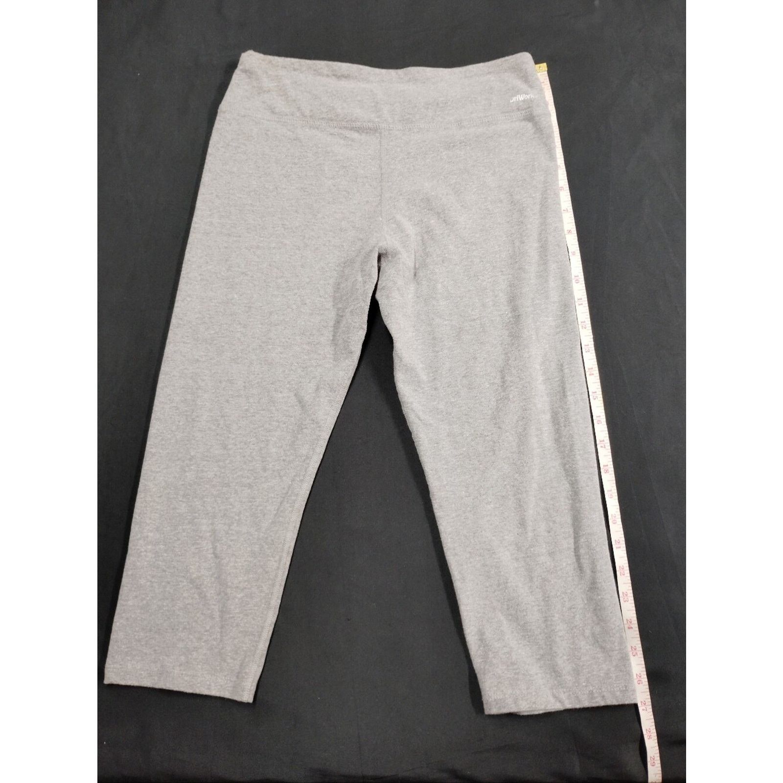 Athletic Works Athletic Works Heather Gray Capri Stretch Leggings Size 26" / US 2 / IT 38 - 4 Thumbnail