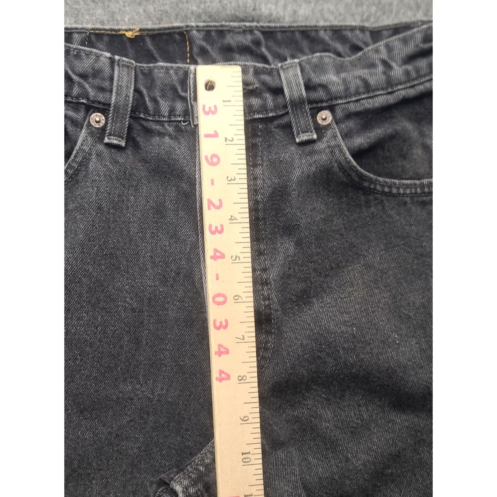 Levi's VINTAGE Levi's 550 Jeans Mens 32x34 Regular Fit Tapered USA Made 90s Grunge Rock Black Denim Jeans Size US 32 / EU 48 - 5 Thumbnail