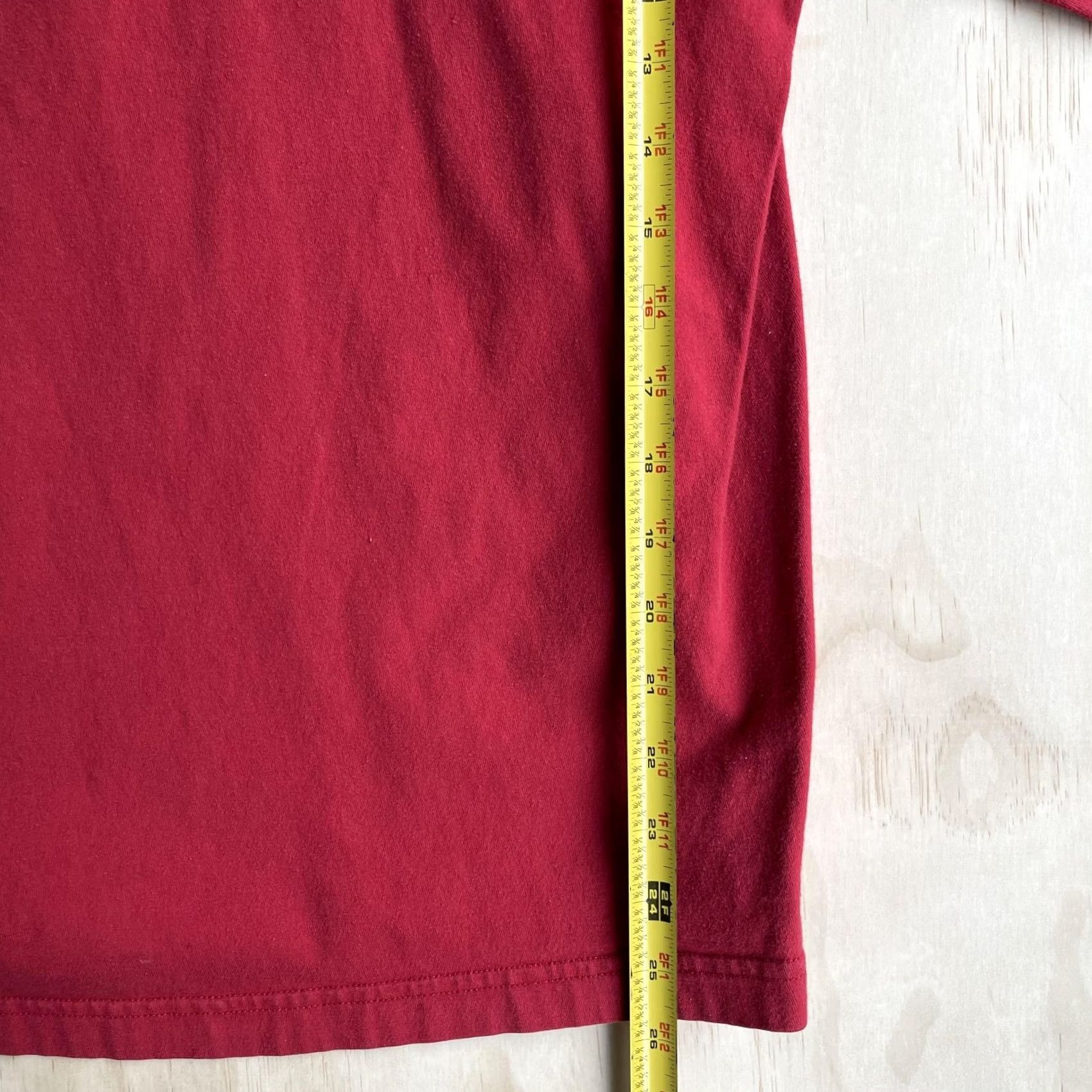 Nautica VINTAGE Nautica Competition Shirt Men L Red Long Sleeve Logo Tee T-Shirt Size US L / EU 52-54 / 3 - 5 Thumbnail
