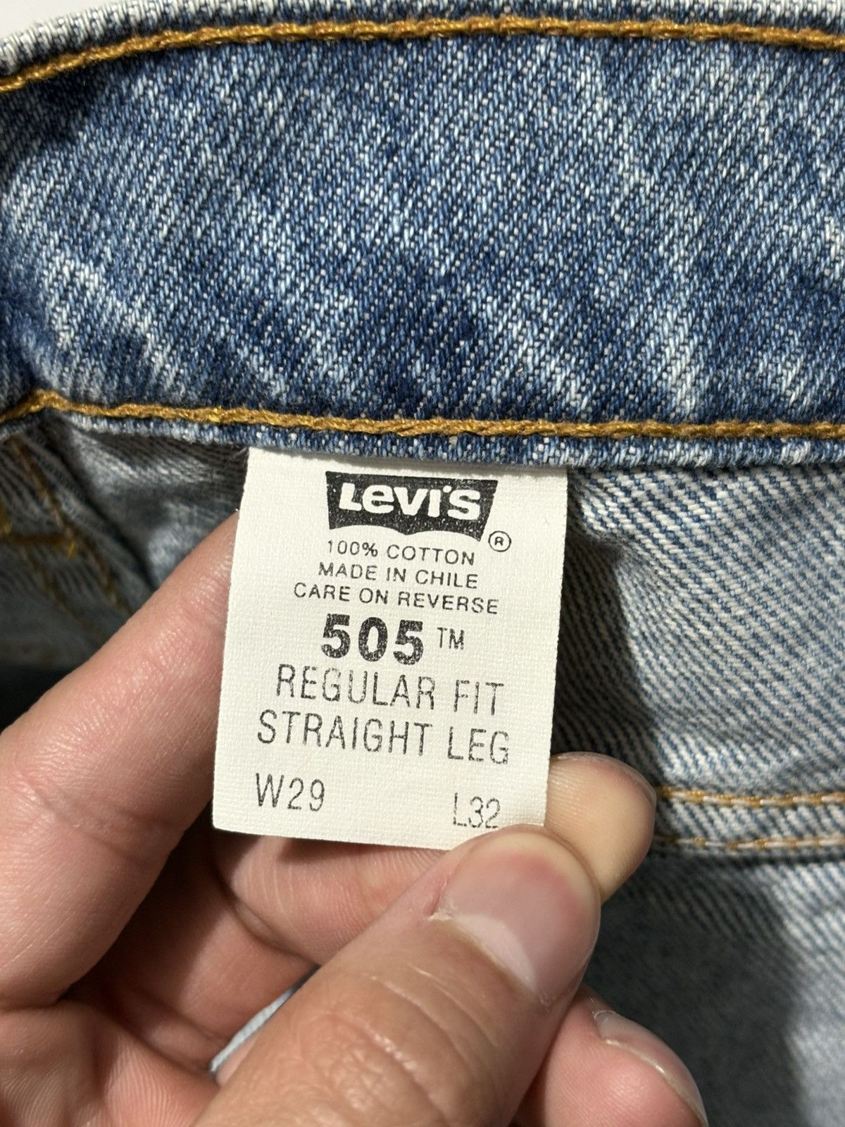 Levi's 30x30 29x32 90s Levis Orange Tab 505 Lot Denim Bundle USA Size US 30 / EU 46 - 18 Thumbnail