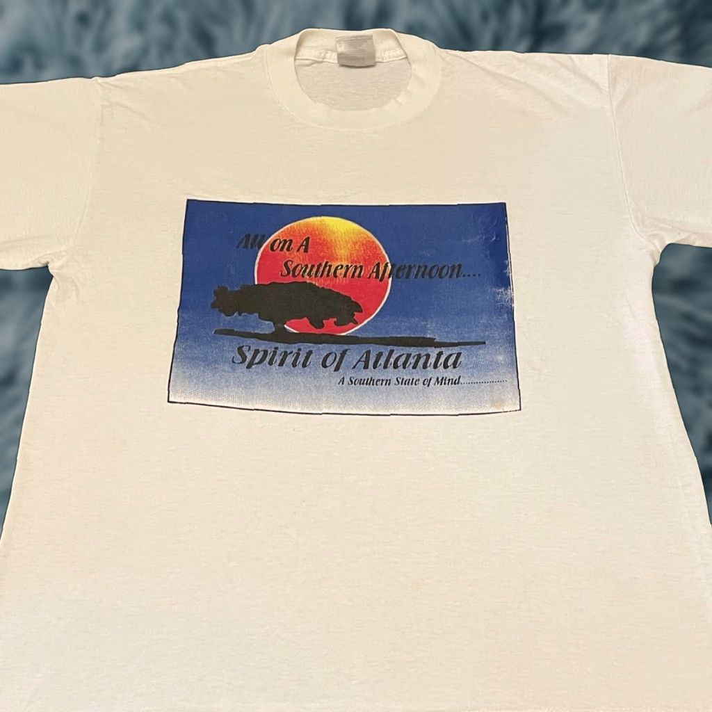 Vintage VINTAGE 90s Fried Green Tomatoes Movie Shirt Mens XL White VTG Atlanta 1995 Size US XL / EU 56 / 4 - 1 Thumbnail