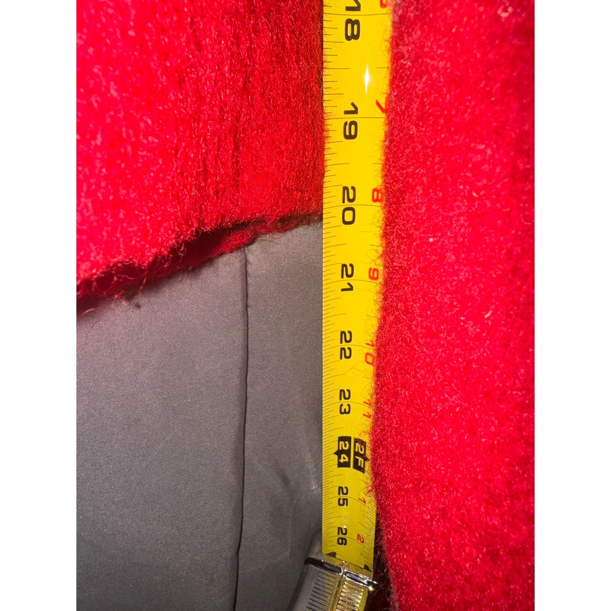 Tommy Hilfiger Tommy Hilfiger Red Plaid Wool Blend Coat With Gray Hood XS Size XS / US 0-2 / IT 36-38 - 11 Thumbnail