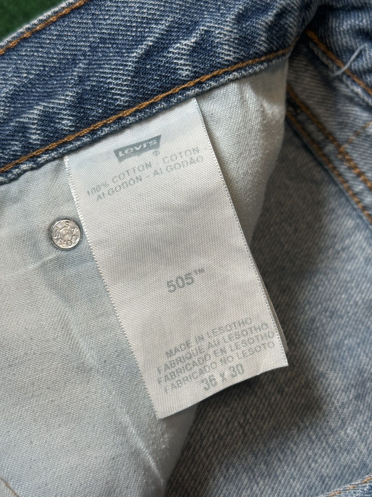 Levi's Y2k Levi’s 505 Perfect Wash Regular Fit Denim Jeans Size US 36 / EU 52 - 5 Thumbnail