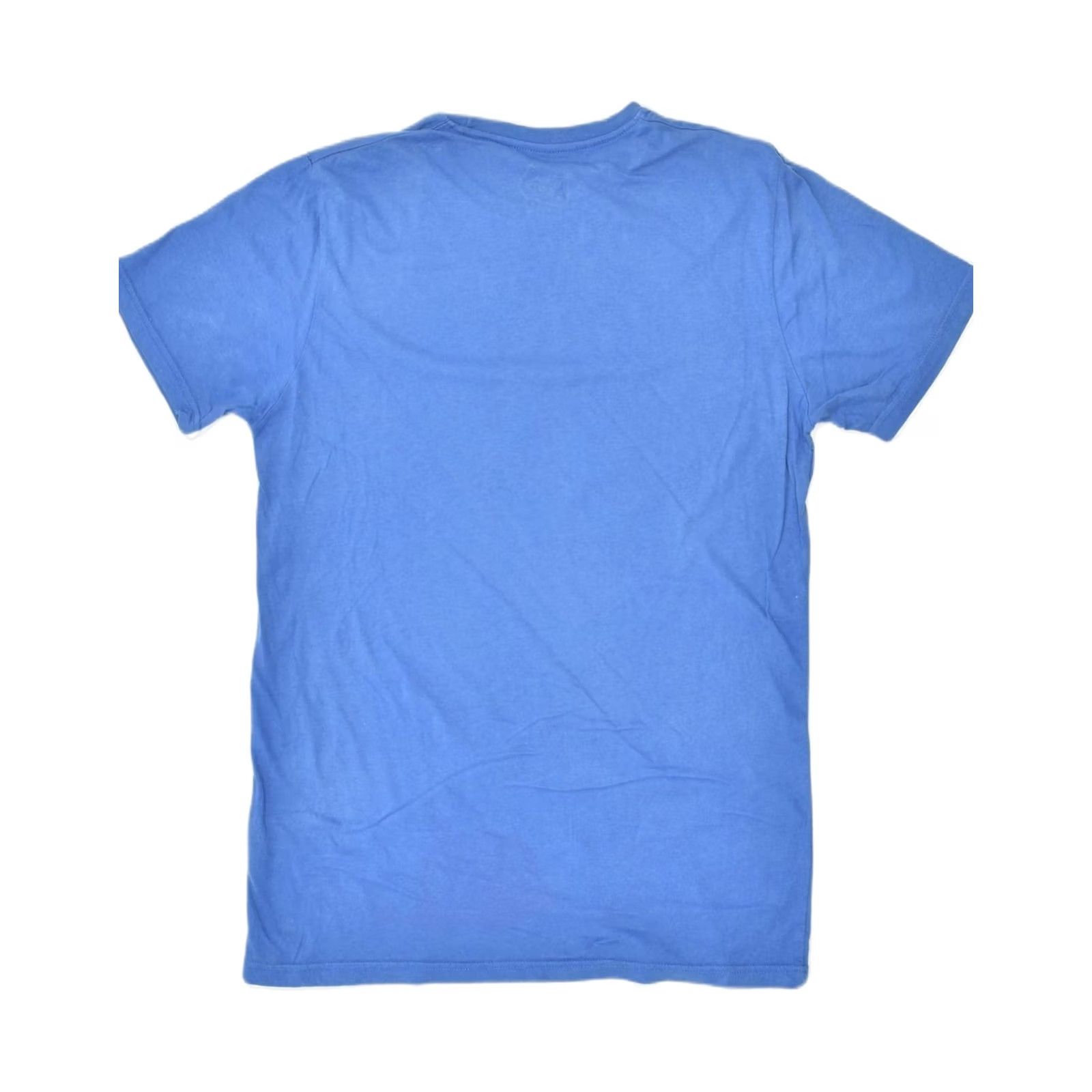 Vintage RICA LEWIS Mens Slim Fit Graphic T-Shirt Top Large Blue Cotton Size US L / EU 52-54 / 3 - 2 Thumbnail