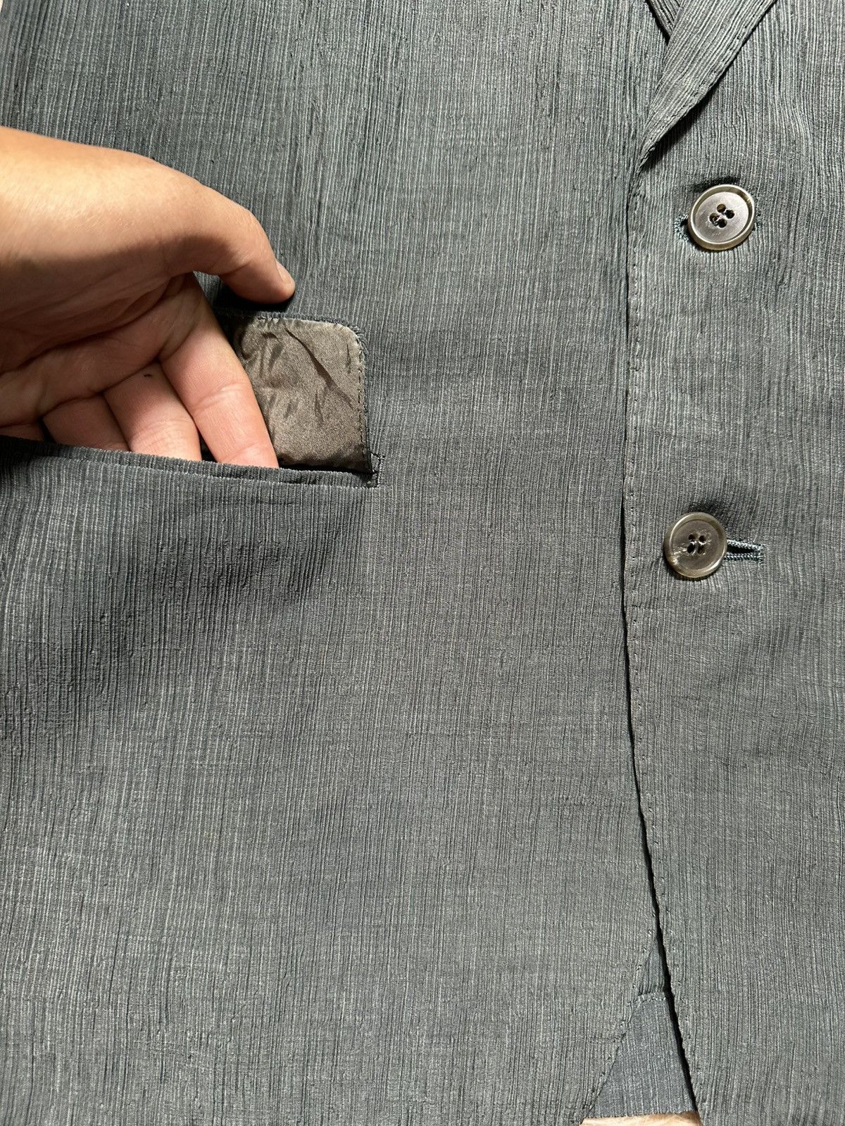 Japanese Brand Stanley Blacker Blazer Size 40R - 7 Thumbnail