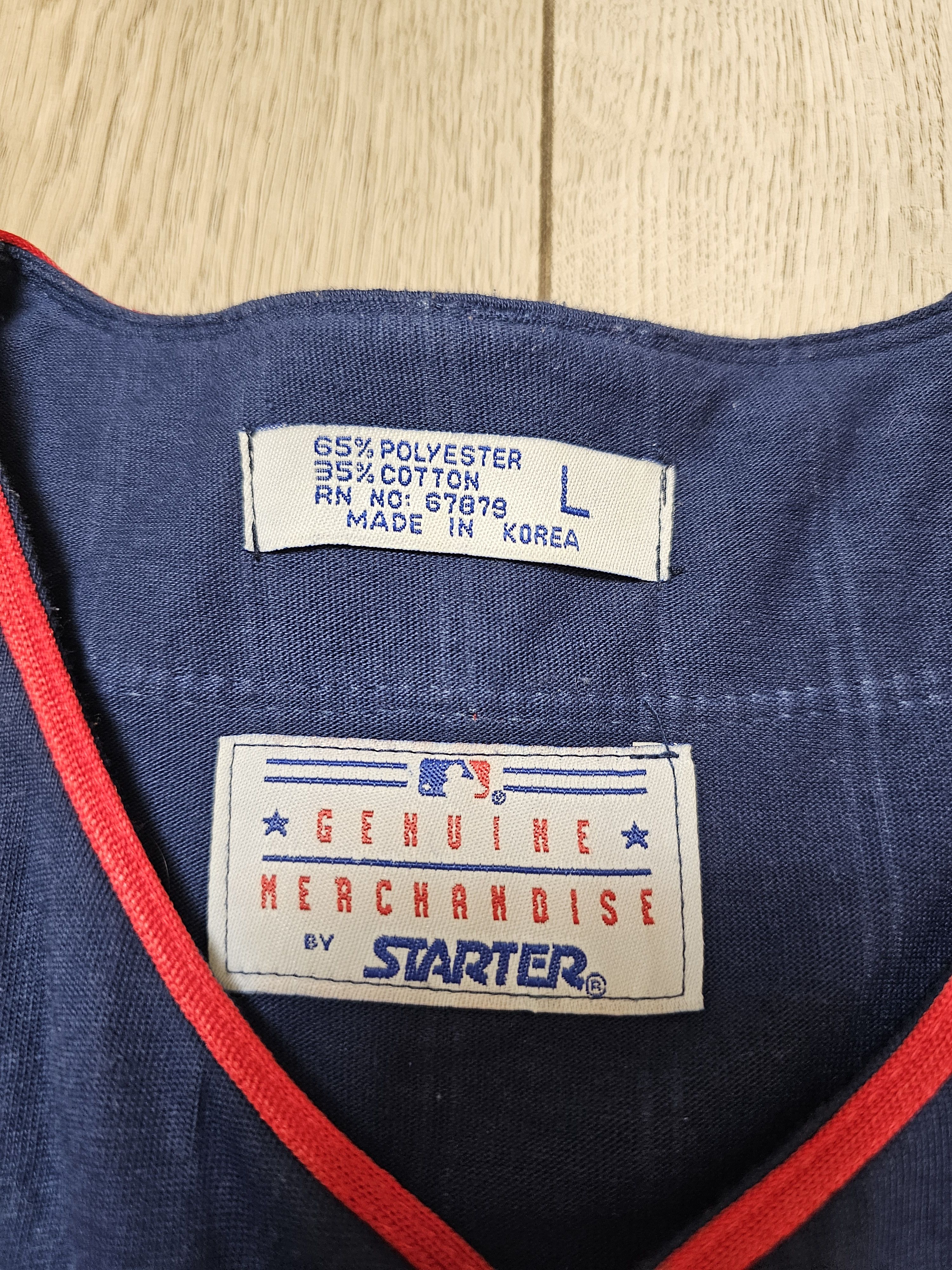 Starter × Vintage BOSTON RED SOX VINTAGE JERSEY STARTER 90s BASEBALL Size US L / EU 52-54 / 3 - 9 Thumbnail