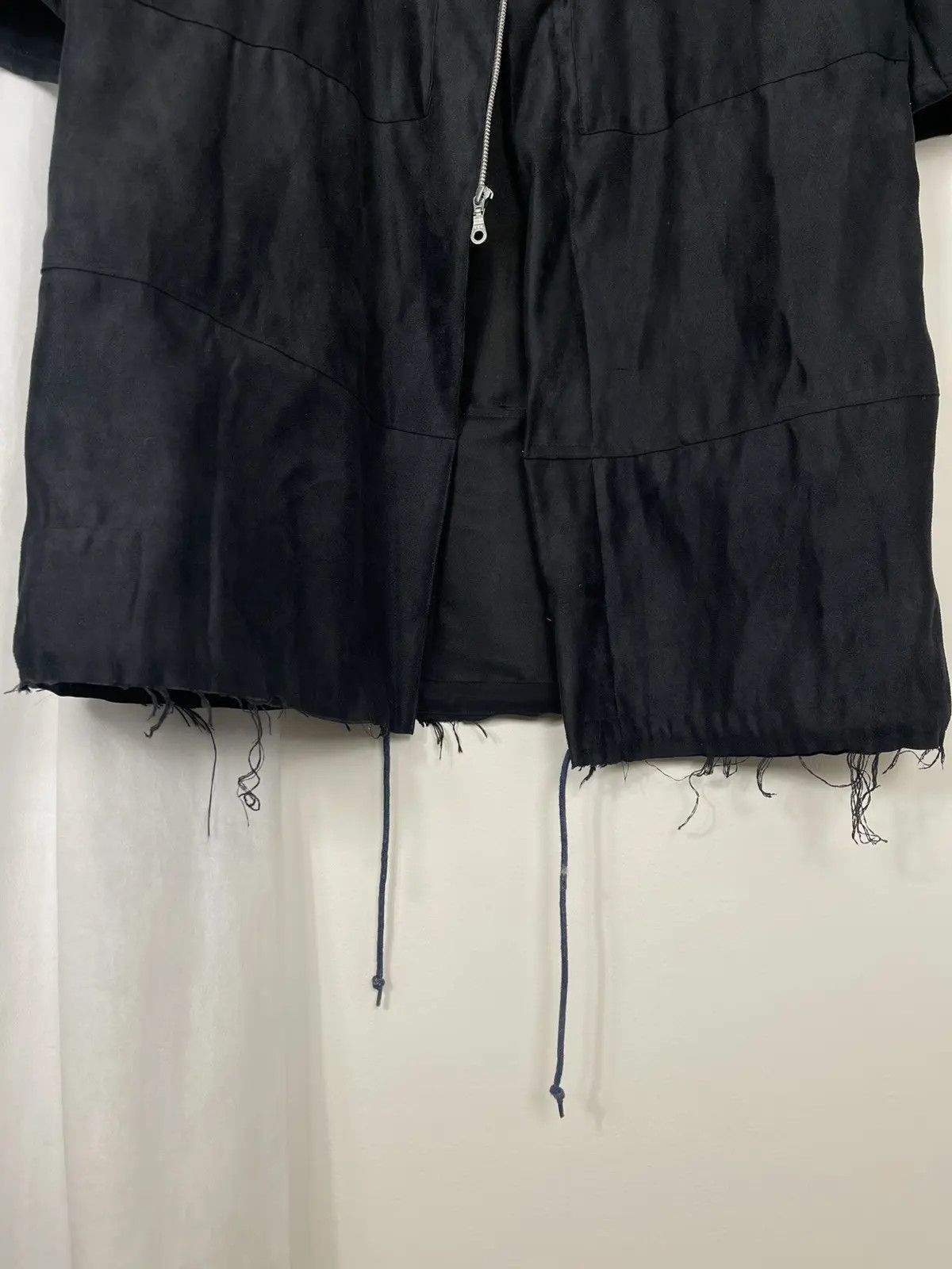 Chorley × Handmade Chorley AW Suede distressed raw hem cargo Military Parka Size US L / EU 52-54 / 3 - 3 Thumbnail