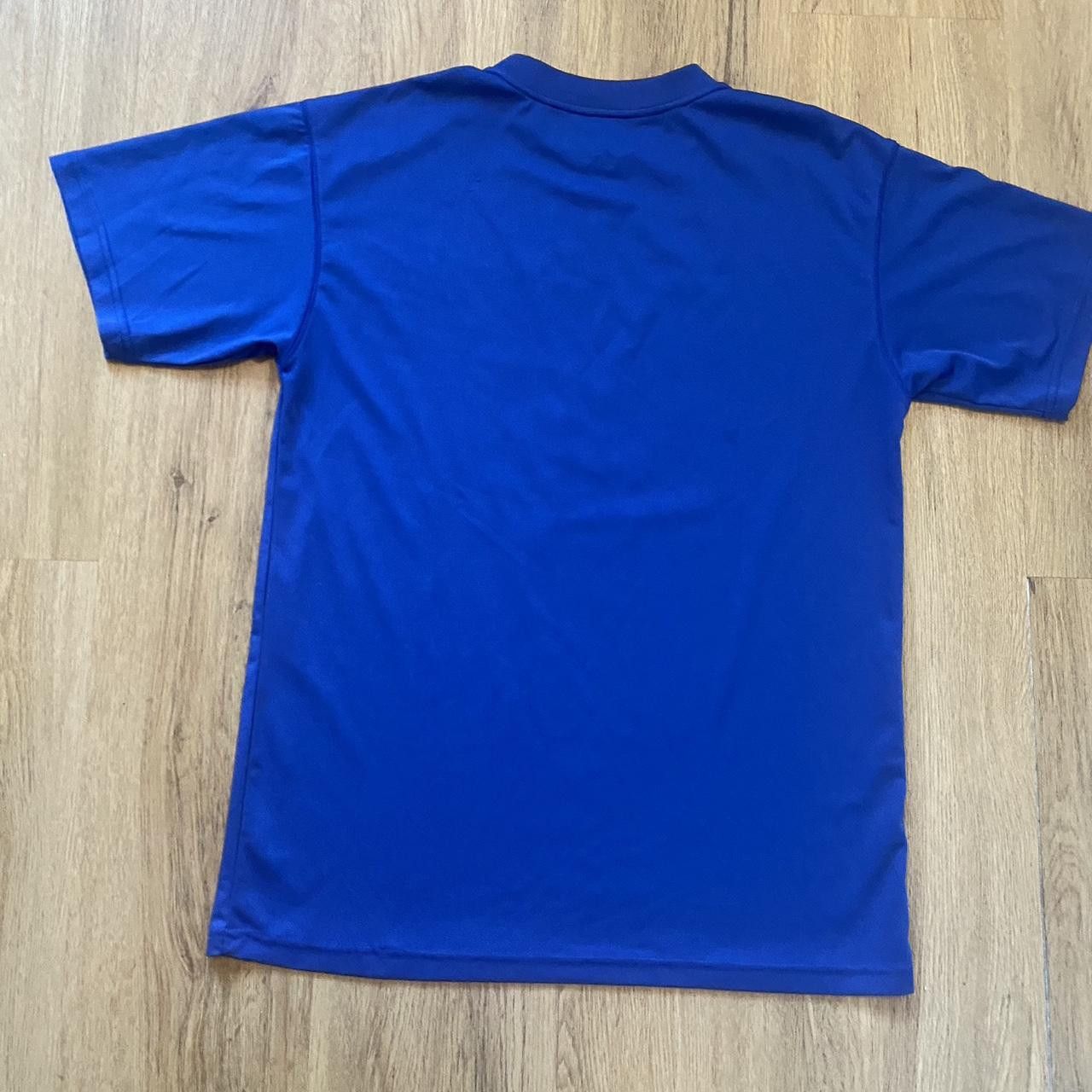 Adidas Blue Adidas Chicago Cubs baseball tee Vintage Size US M / EU 48-50 / 2 - 2 Thumbnail