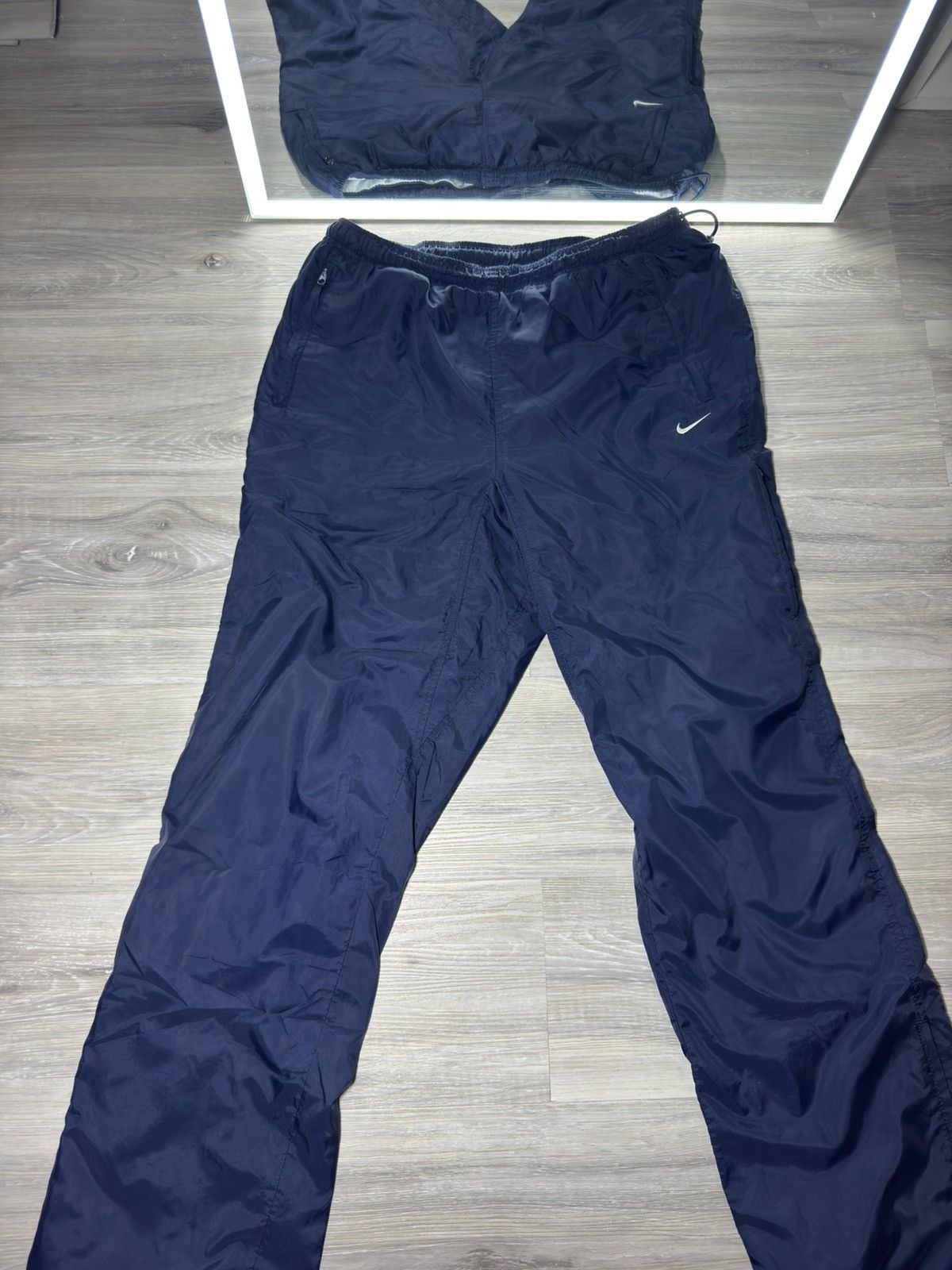 Nike × Vintage Nike Open Leg Trackpants | size L Size US 42 / EU 58 - 1 Thumbnail